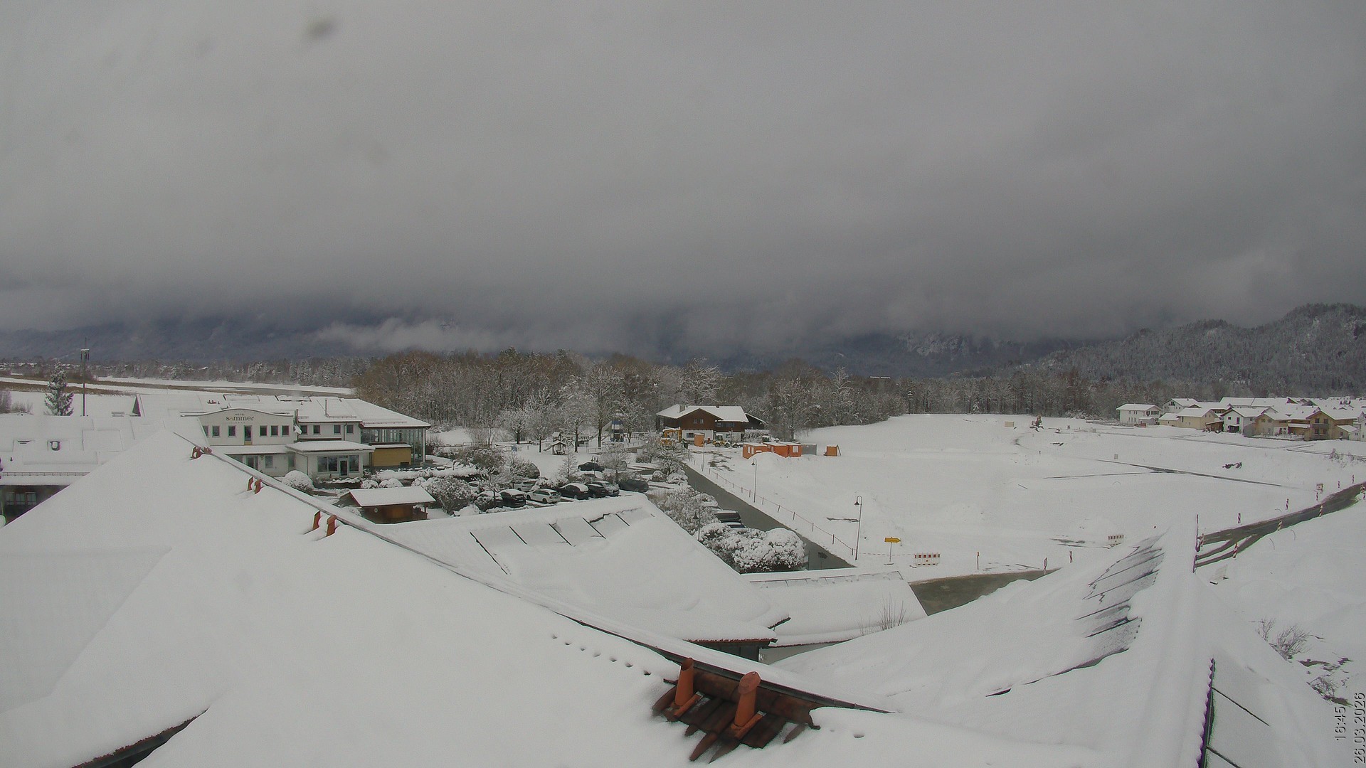 Archiv Foto Webcam Füssen: Ausblick vom Hotel Sommer