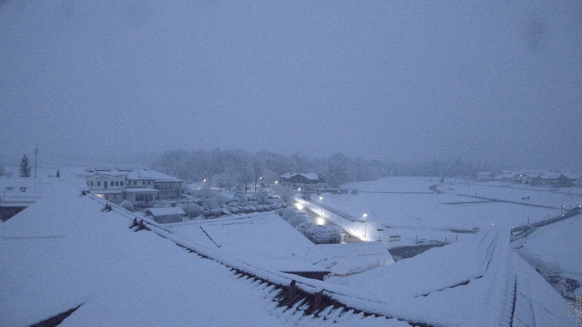 Archived image Webcam View from the Hotel Sommer (Allgäu)