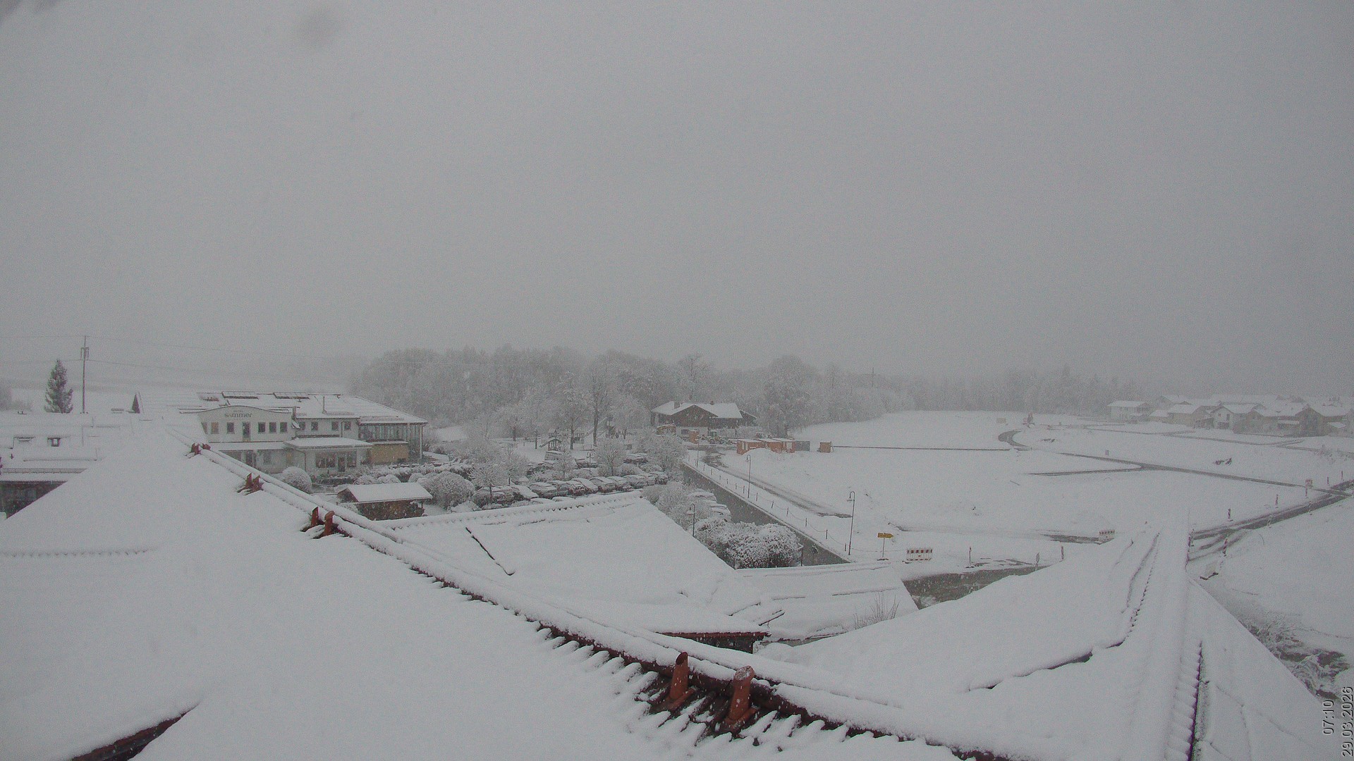 Archived image Webcam View from the Hotel Sommer (Allgäu)