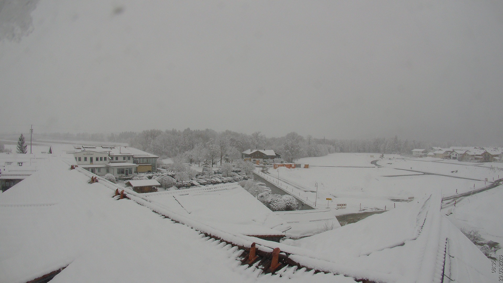 Archived image Webcam View from the Hotel Sommer (Allgäu)