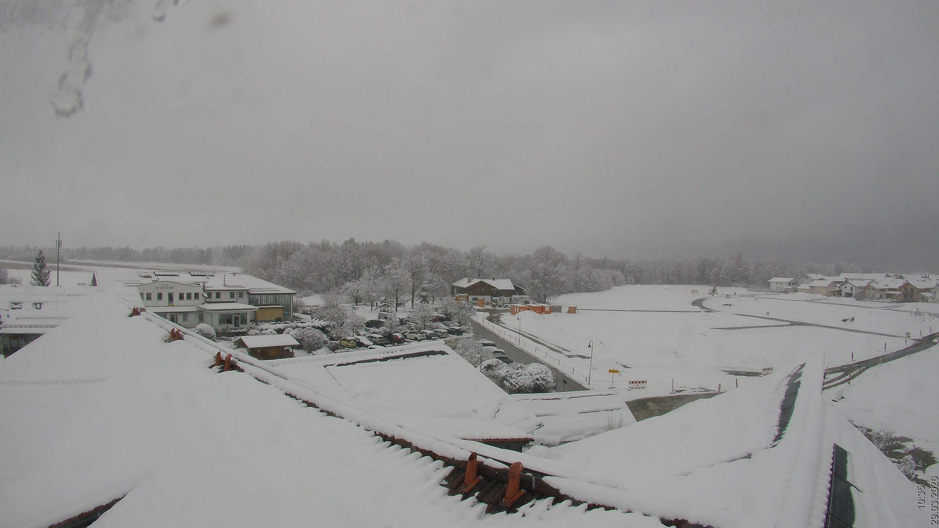 Archived image Webcam View from the Hotel Sommer (Allgäu)