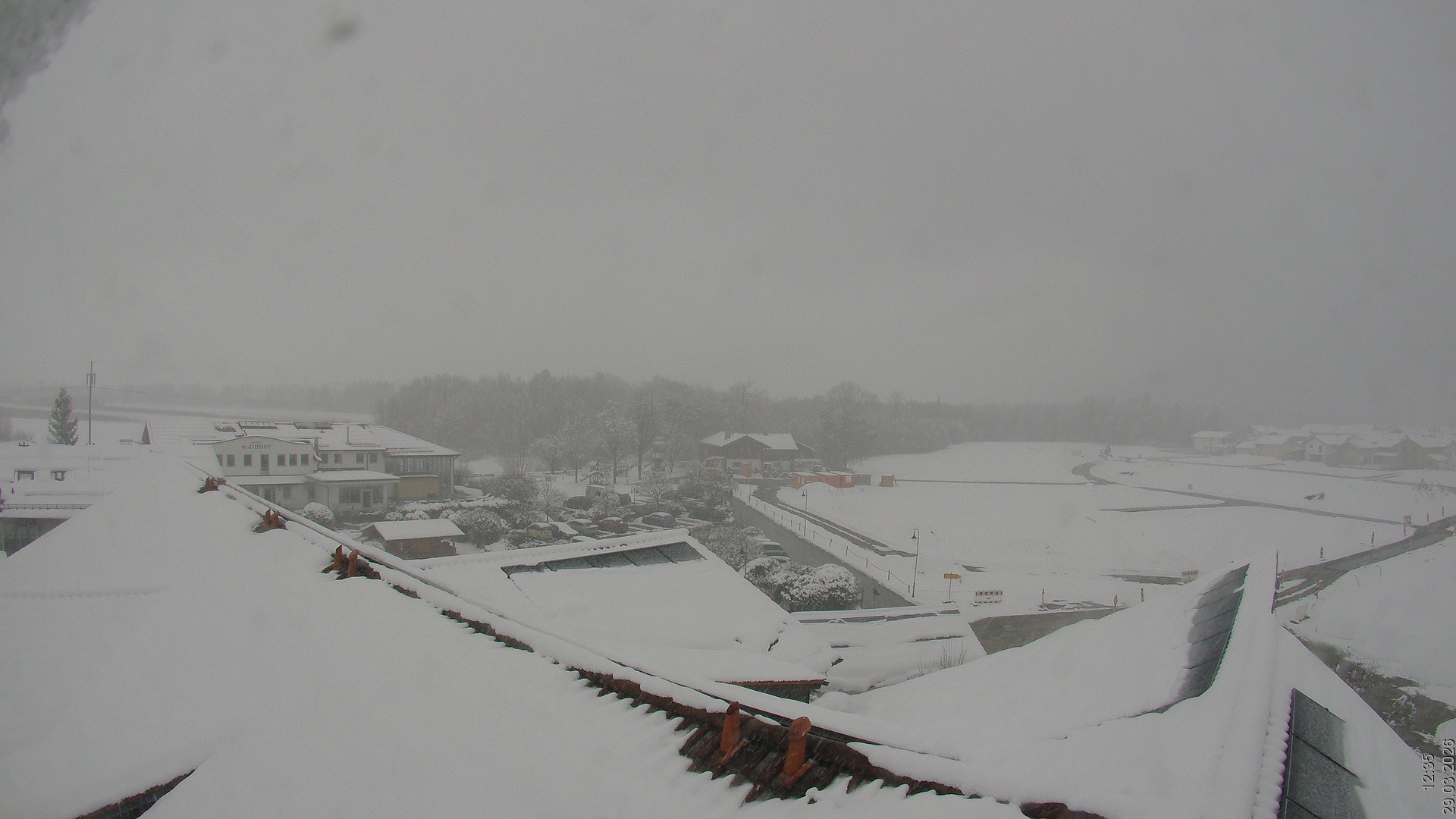 Archived image Webcam View from the Hotel Sommer (Allgäu)