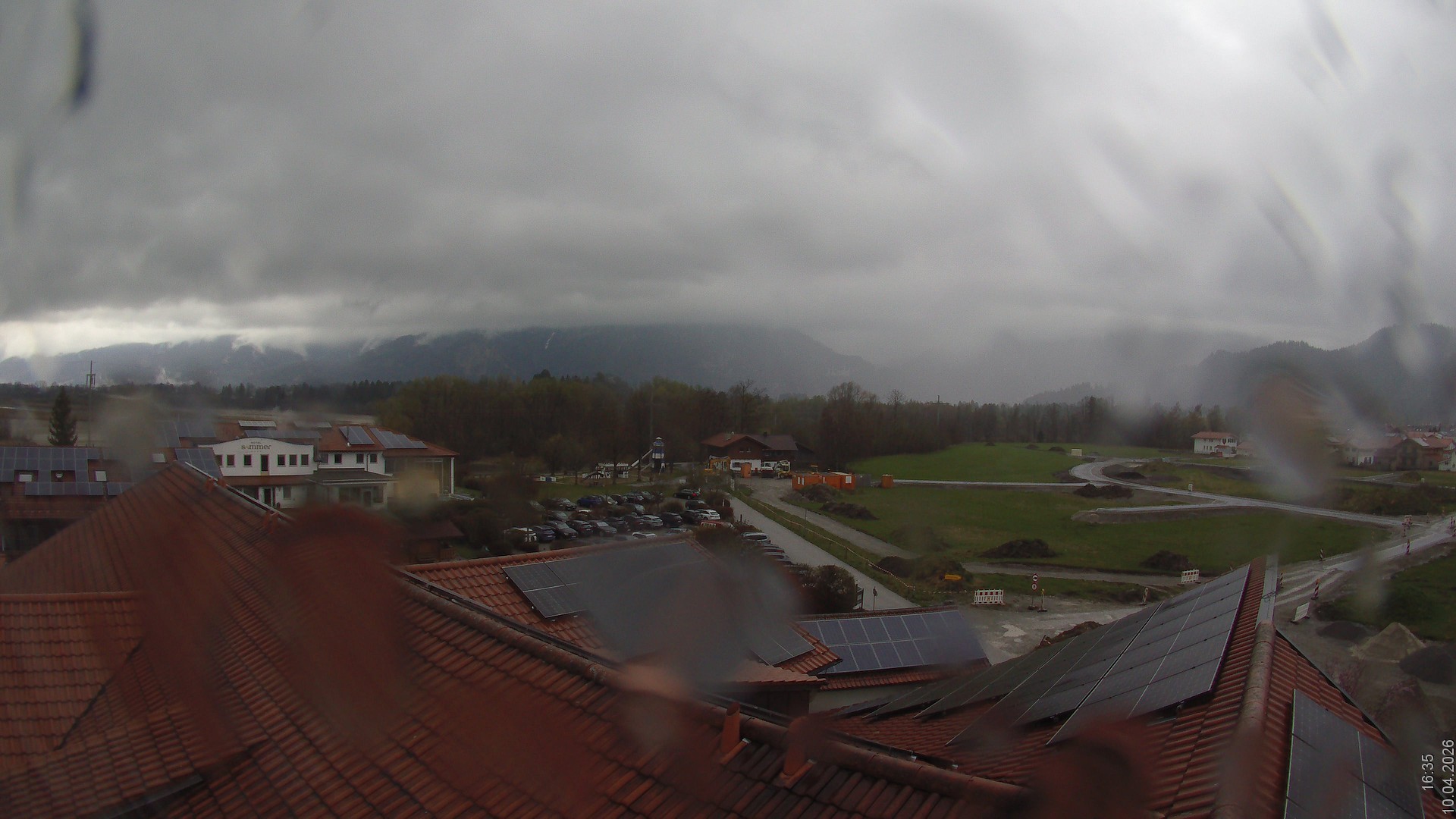 Archiv Foto Webcam Füssen: Ausblick vom Hotel Sommer