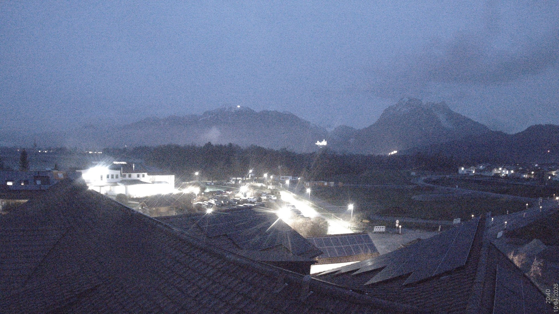 Archiv Foto Webcam Füssen: Ausblick vom Hotel Sommer