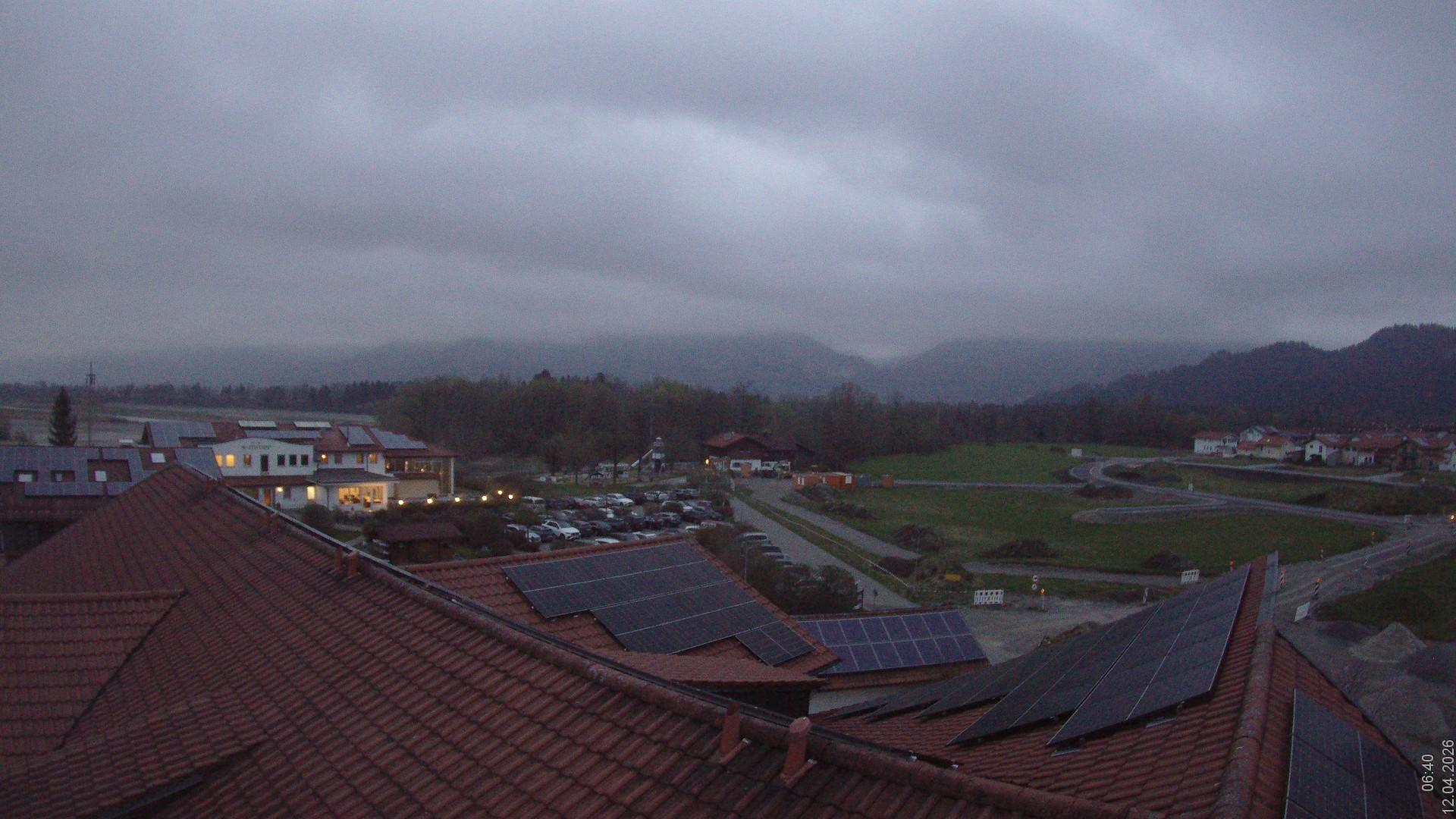 Archived image Webcam View from the Hotel Sommer (Allgäu)