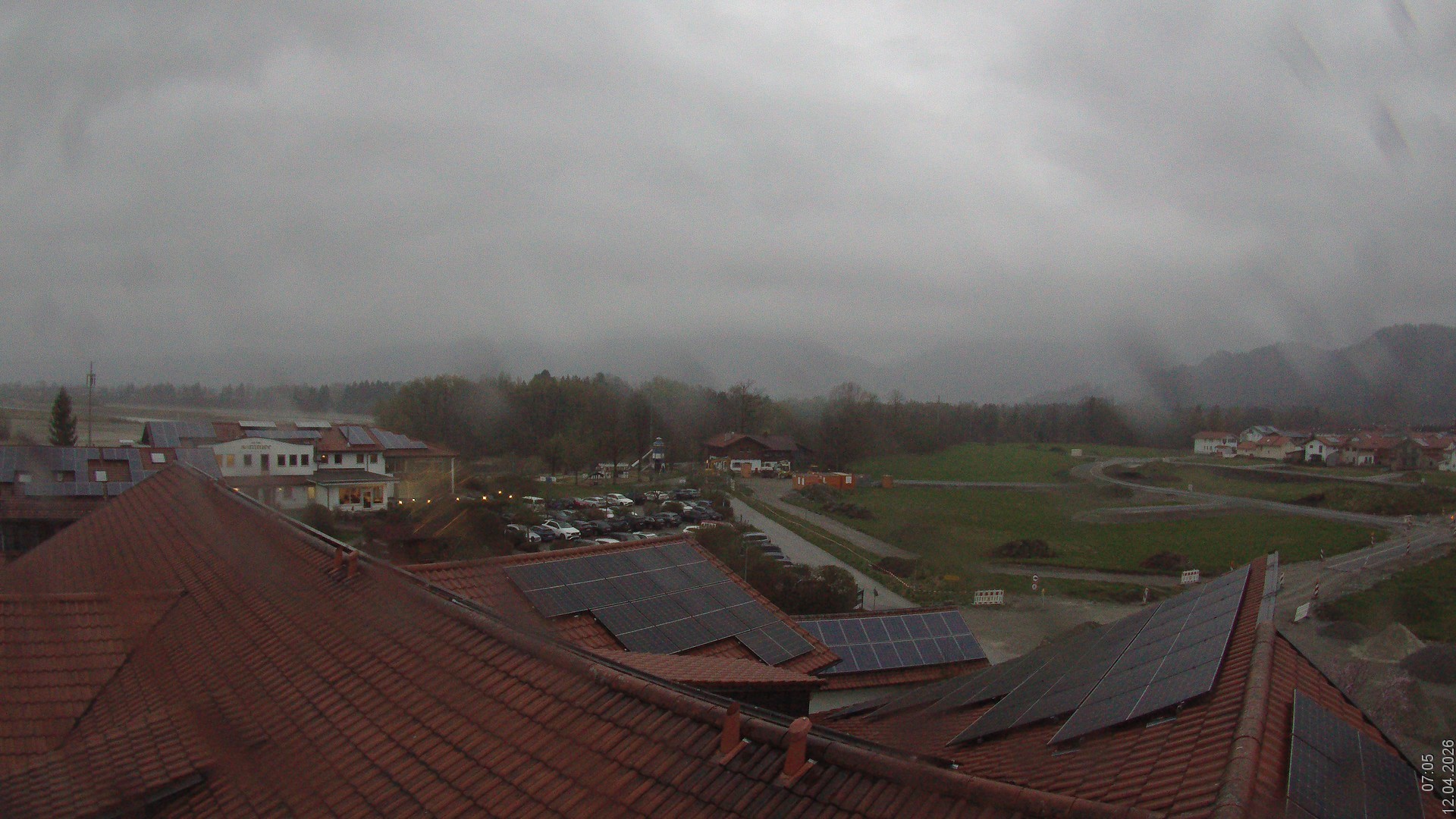 Archived image Webcam View from the Hotel Sommer (Allgäu)