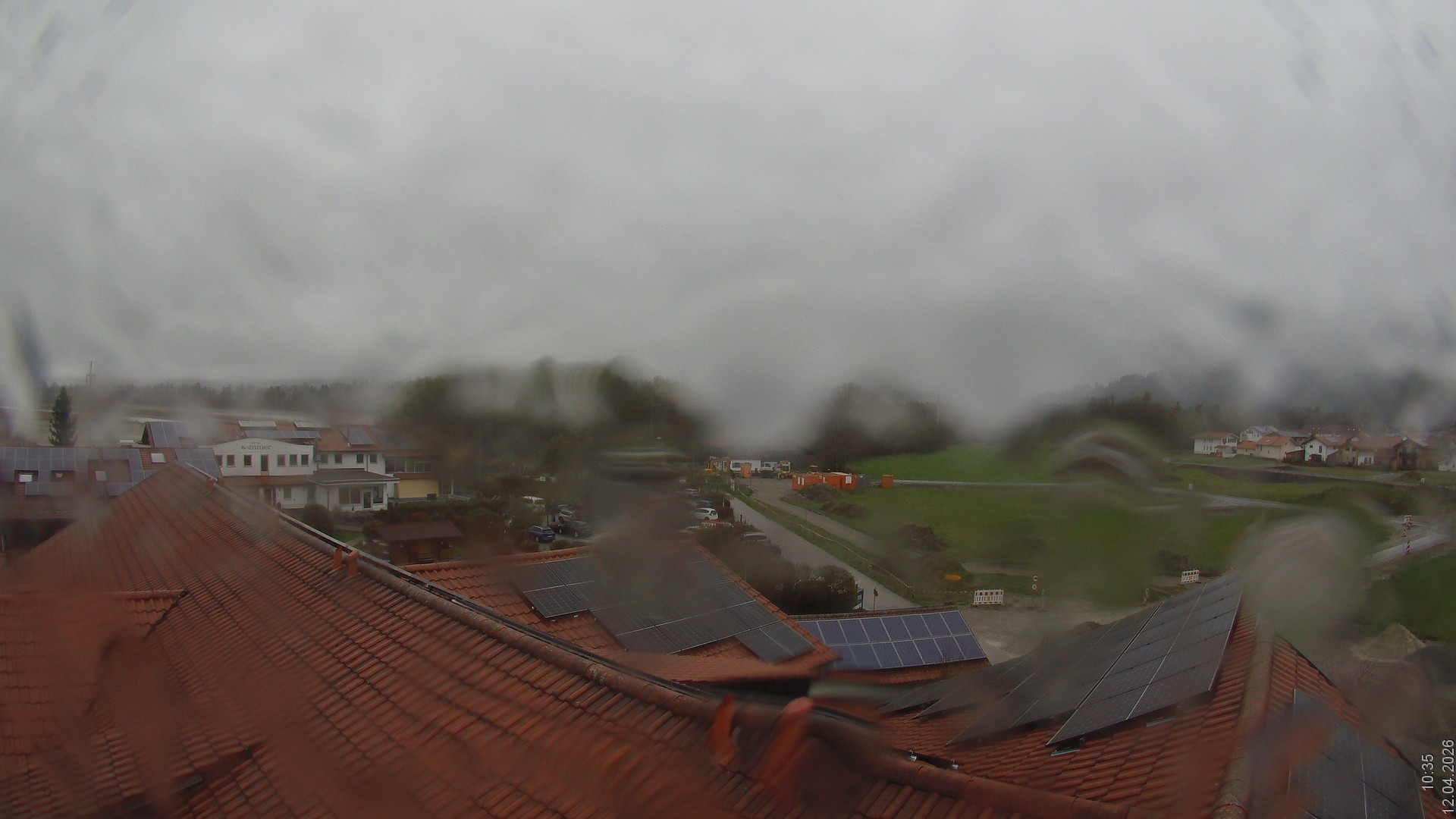 Archived image Webcam View from the Hotel Sommer (Allgäu)