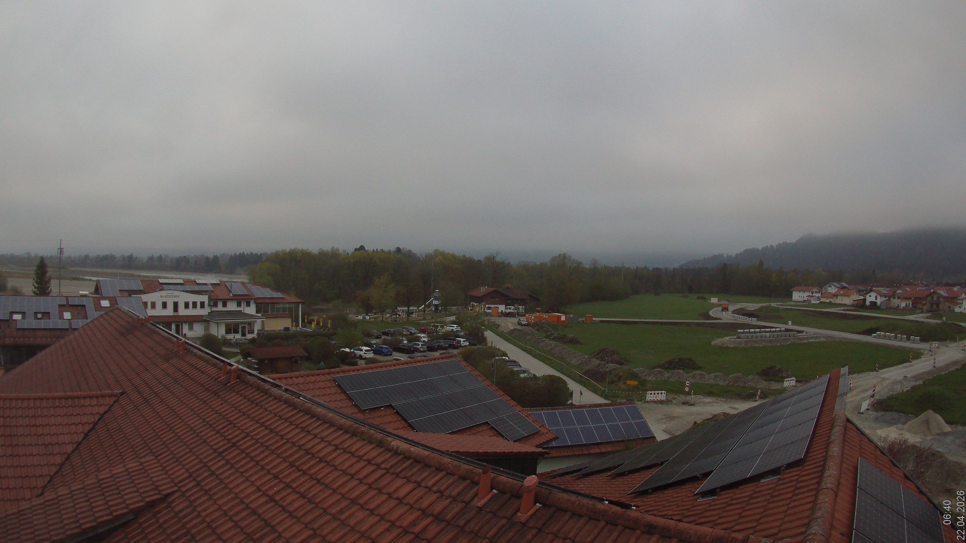 Archiv Foto Webcam Füssen: Ausblick vom Hotel Sommer