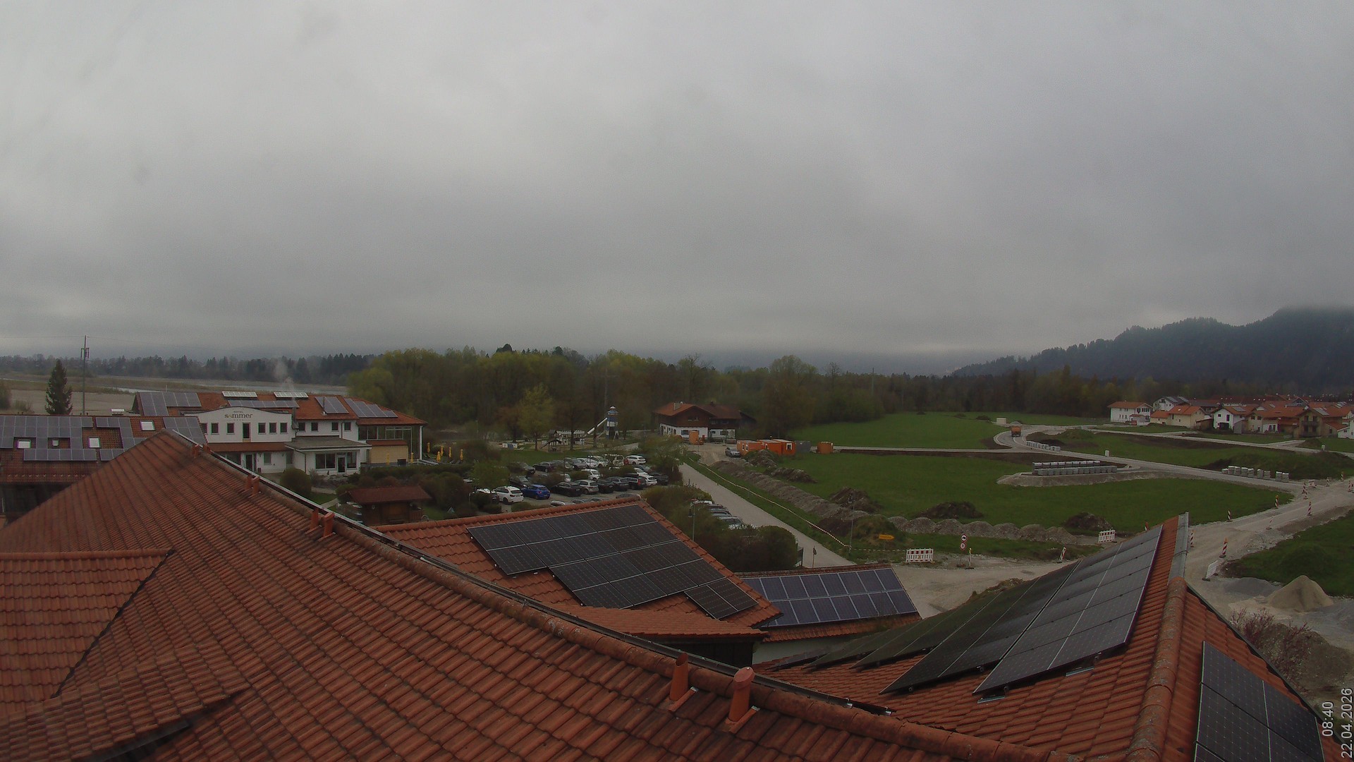 Archiv Foto Webcam Füssen: Ausblick vom Hotel Sommer