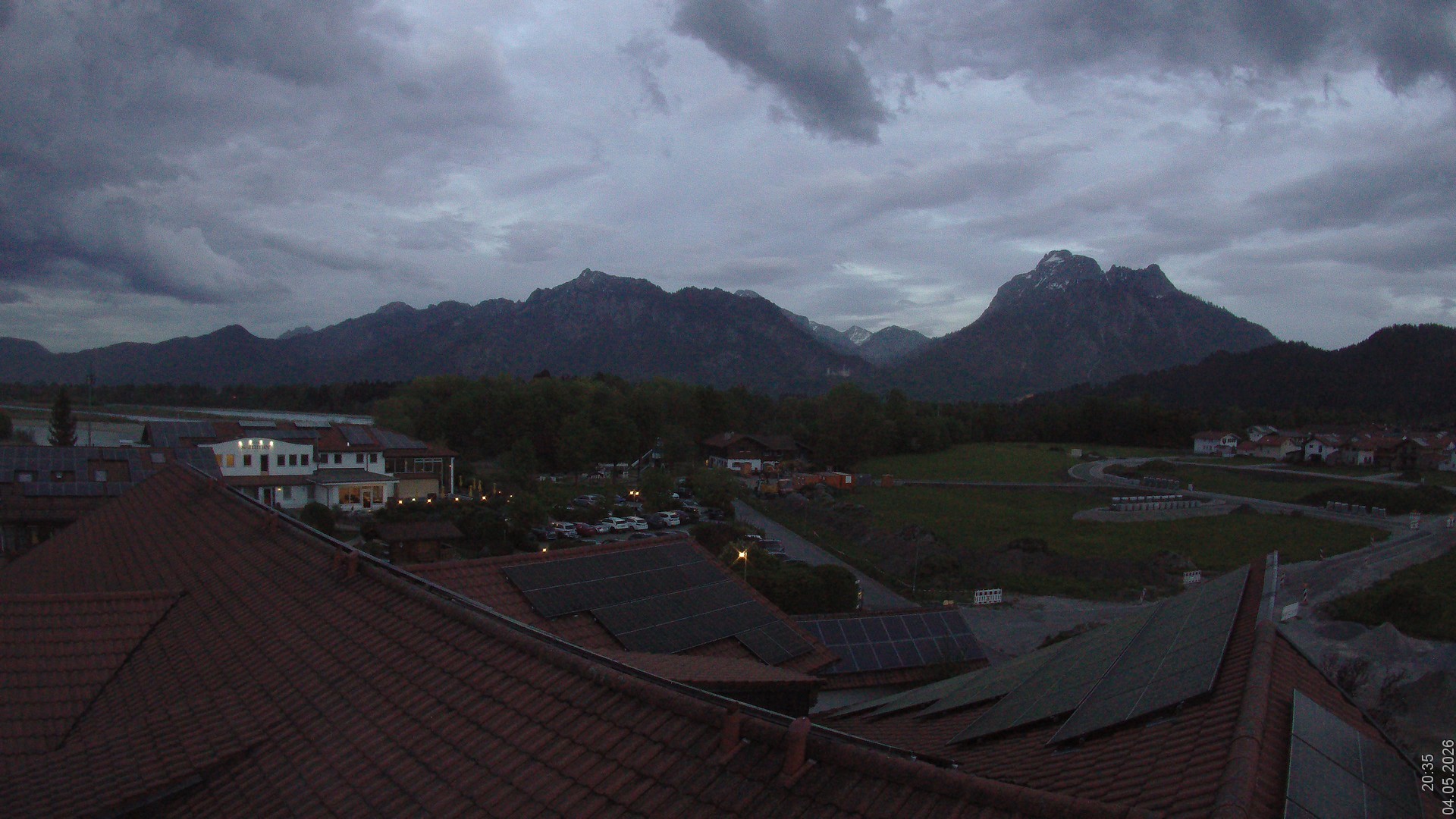 Archived image Webcam View from the Hotel Sommer (Allgäu)
