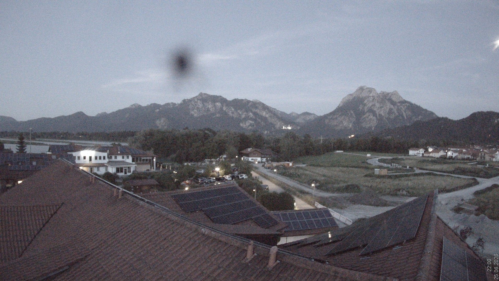Archiv Foto Webcam Füssen: Ausblick vom Hotel Sommer