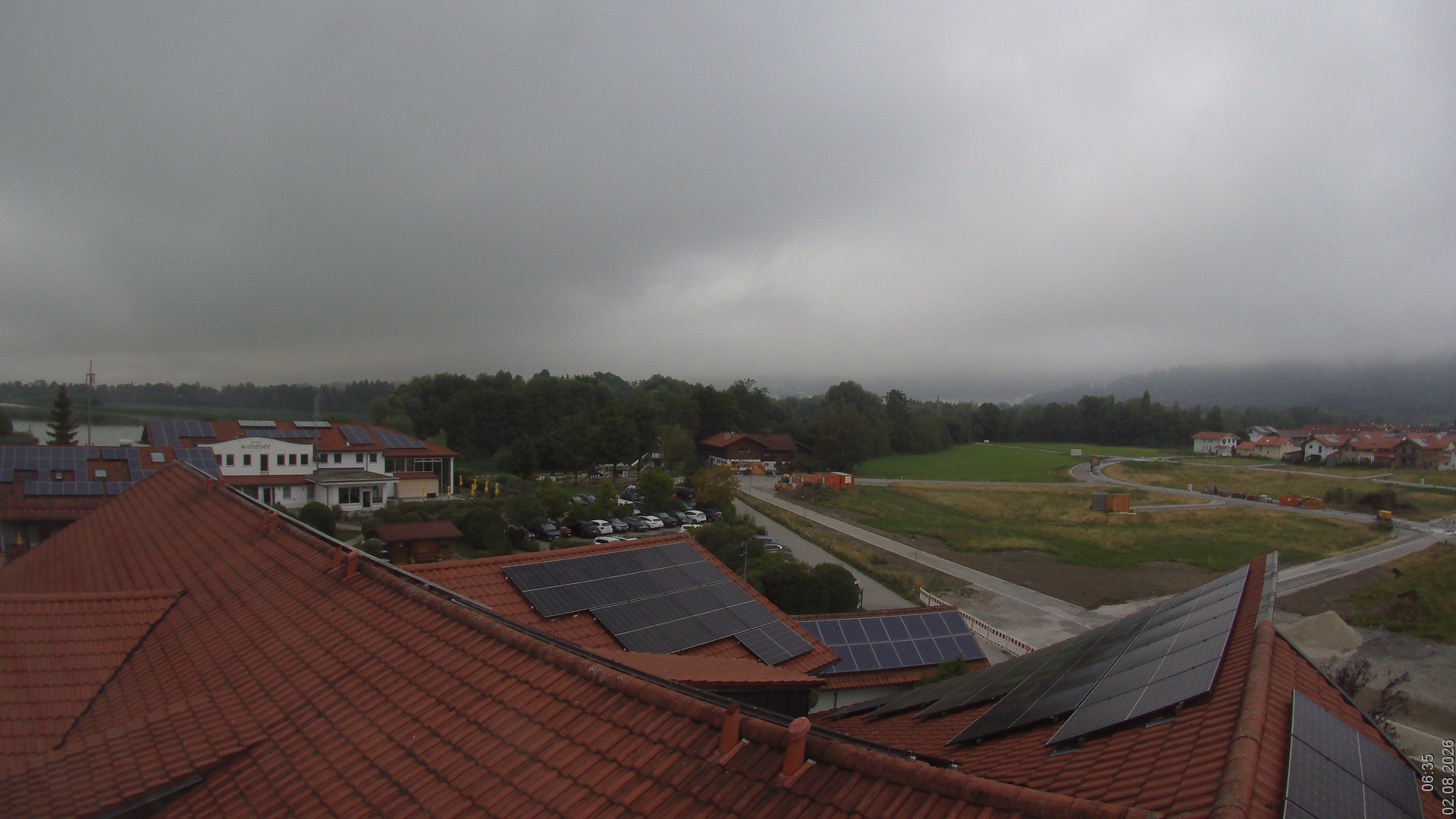 Archiv Foto Webcam Füssen: Ausblick vom Hotel Sommer