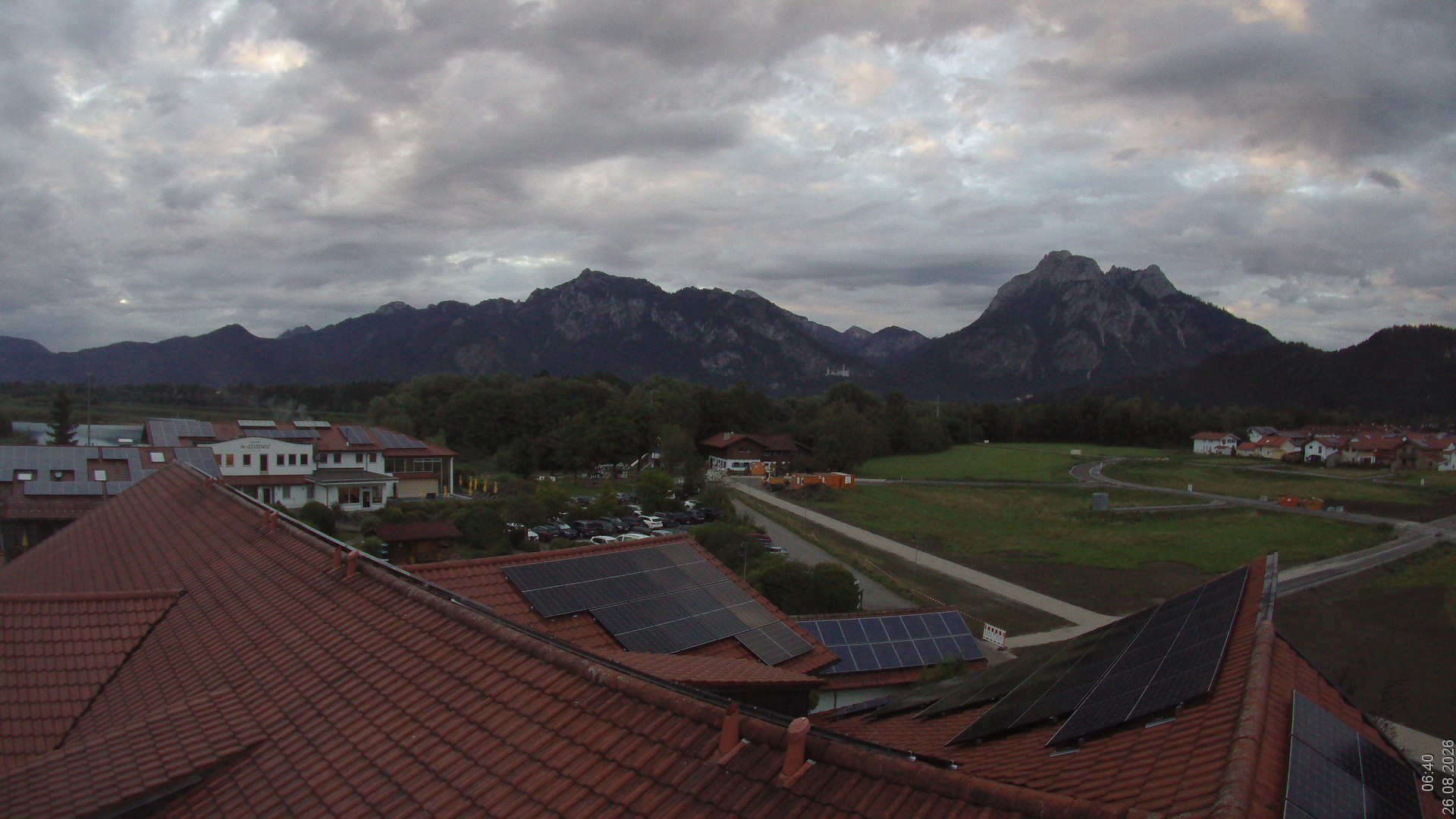Archived image Webcam View from the Hotel Sommer (Allgäu)