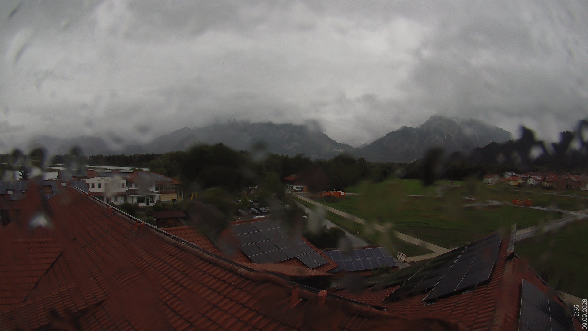 Archiv Foto Webcam Füssen: Ausblick vom Hotel Sommer