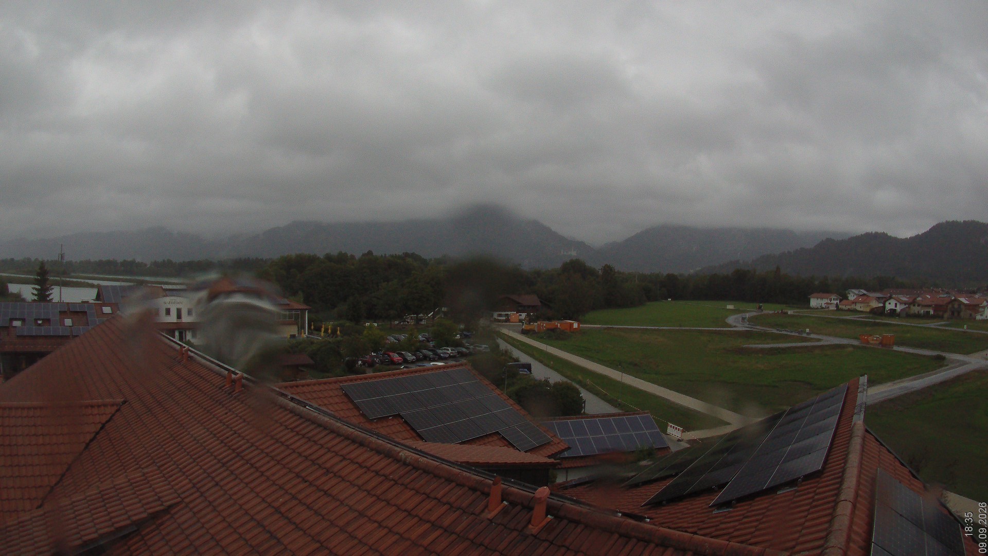 Archiv Foto Webcam Füssen: Ausblick vom Hotel Sommer