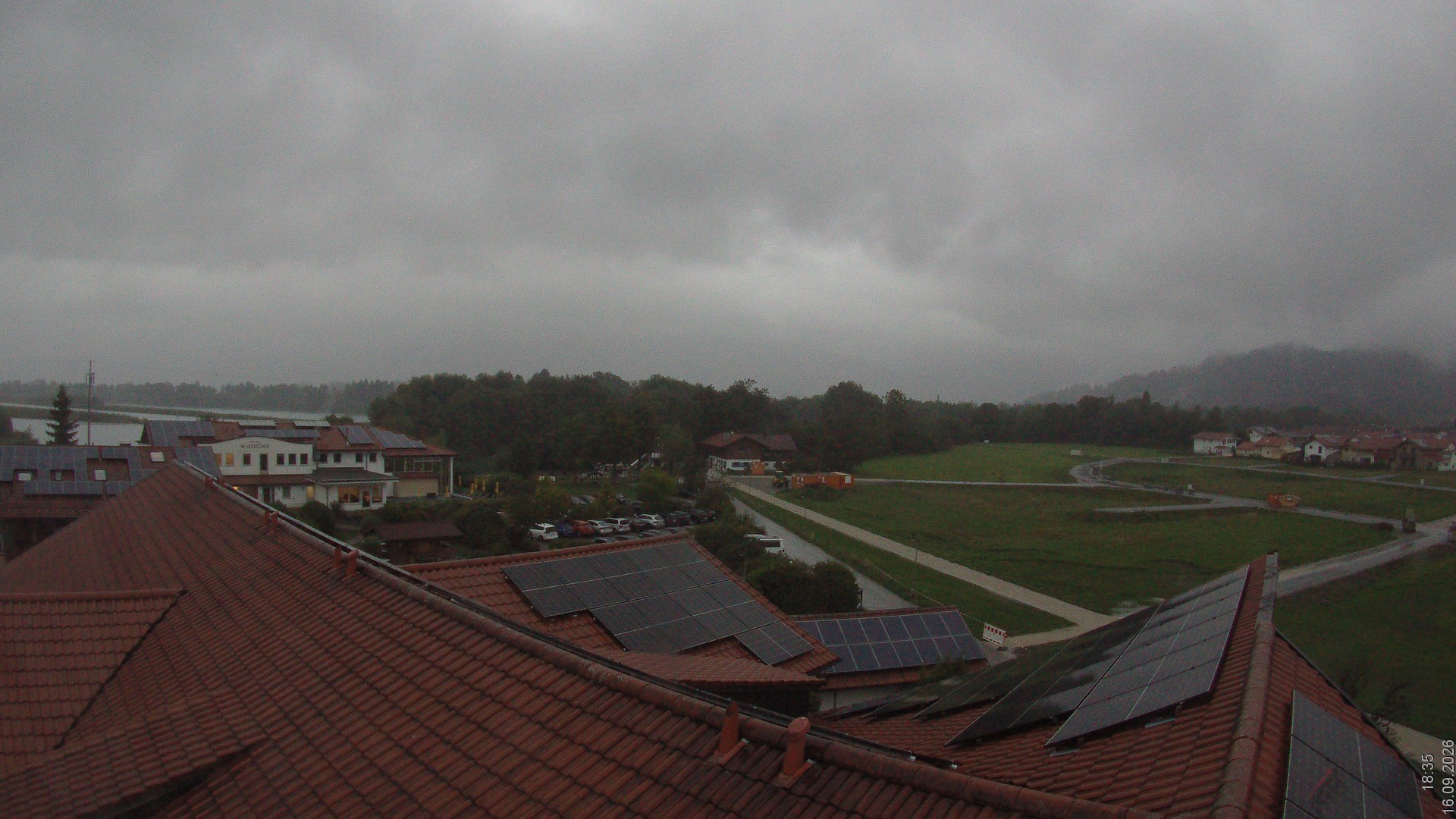 Archived image Webcam View from the Hotel Sommer (Allgäu)