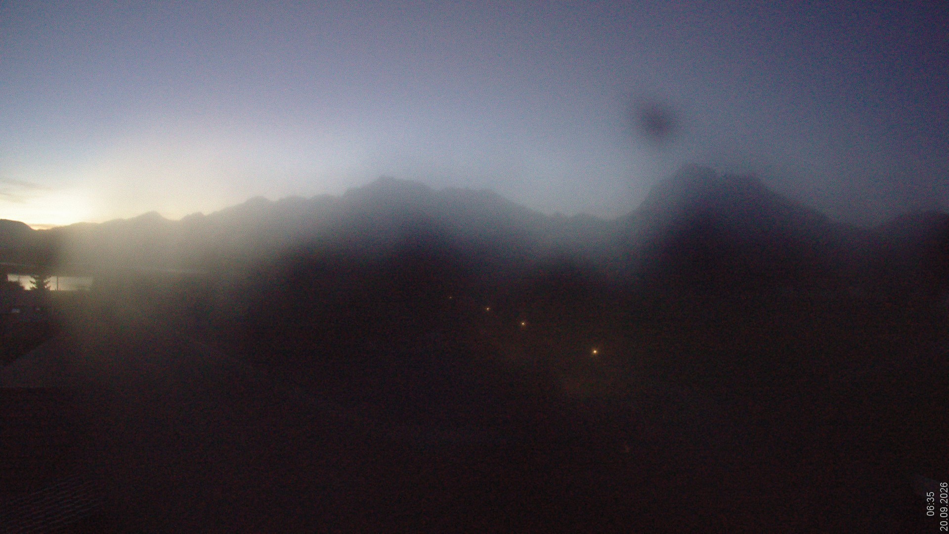 Archiv Foto Webcam Füssen: Ausblick vom Hotel Sommer