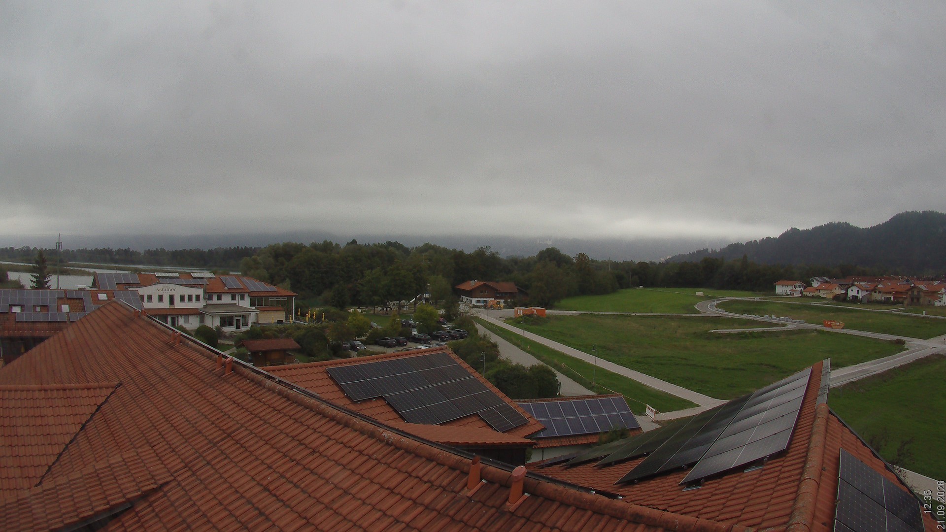 Archiv Foto Webcam Füssen: Ausblick vom Hotel Sommer