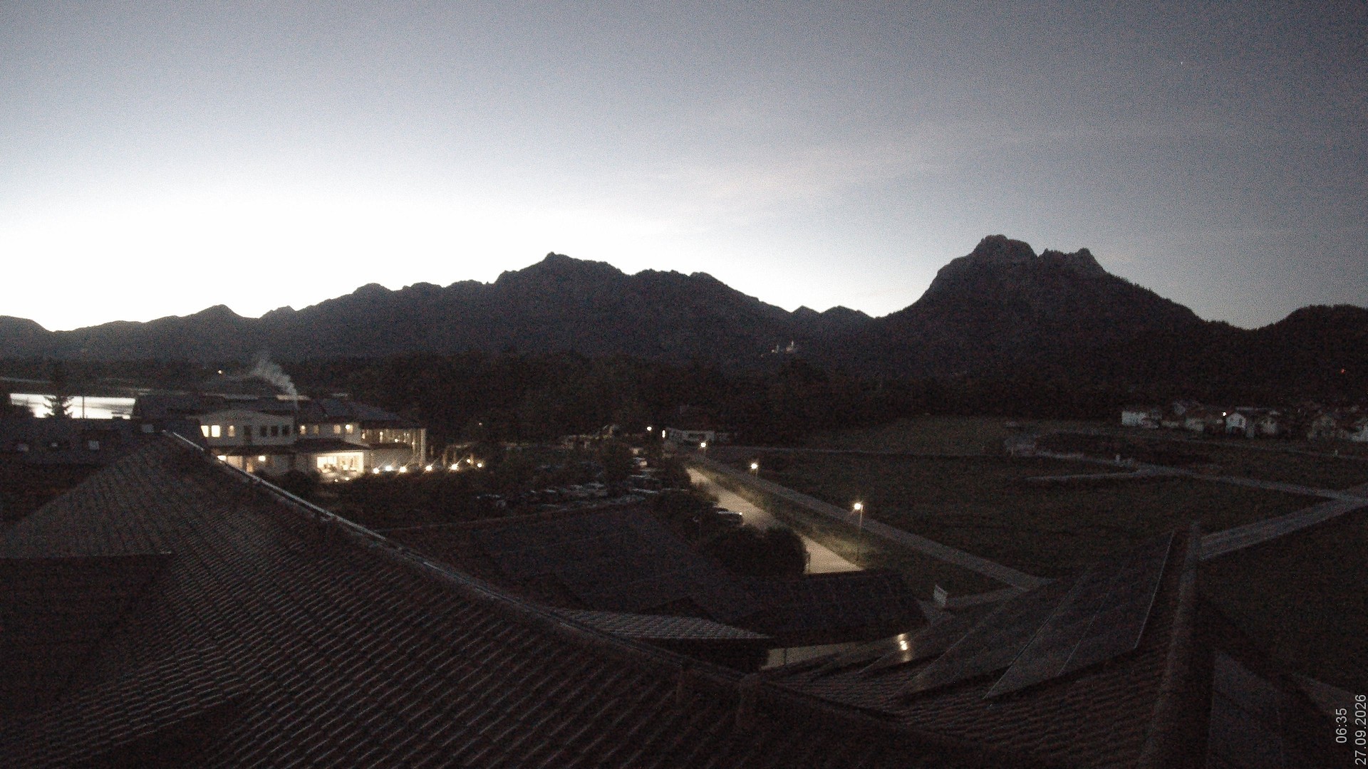 Archiv Foto Webcam Füssen: Ausblick vom Hotel Sommer