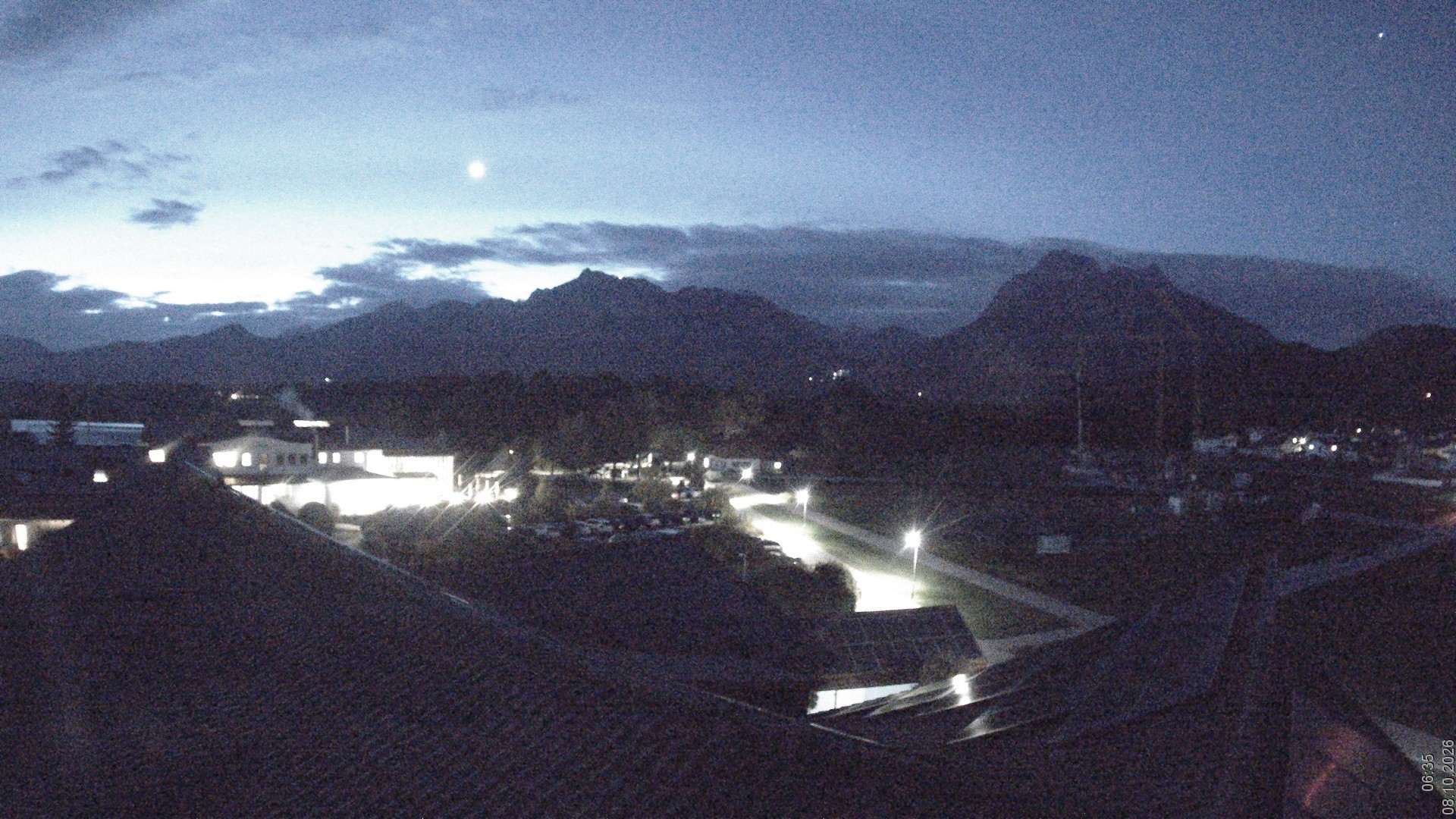 Archived image Webcam View from the Hotel Sommer (Allgäu)