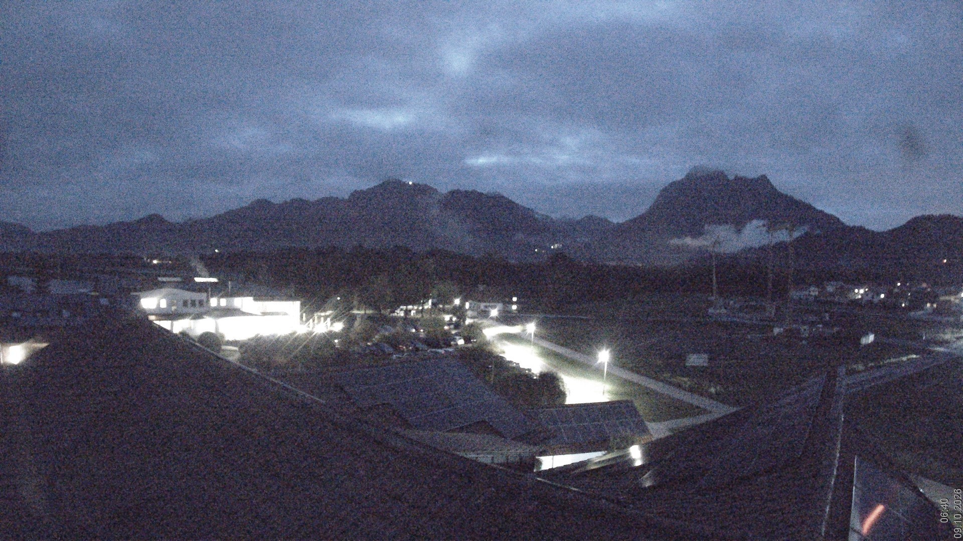 Archived image Webcam View from the Hotel Sommer (Allgäu)
