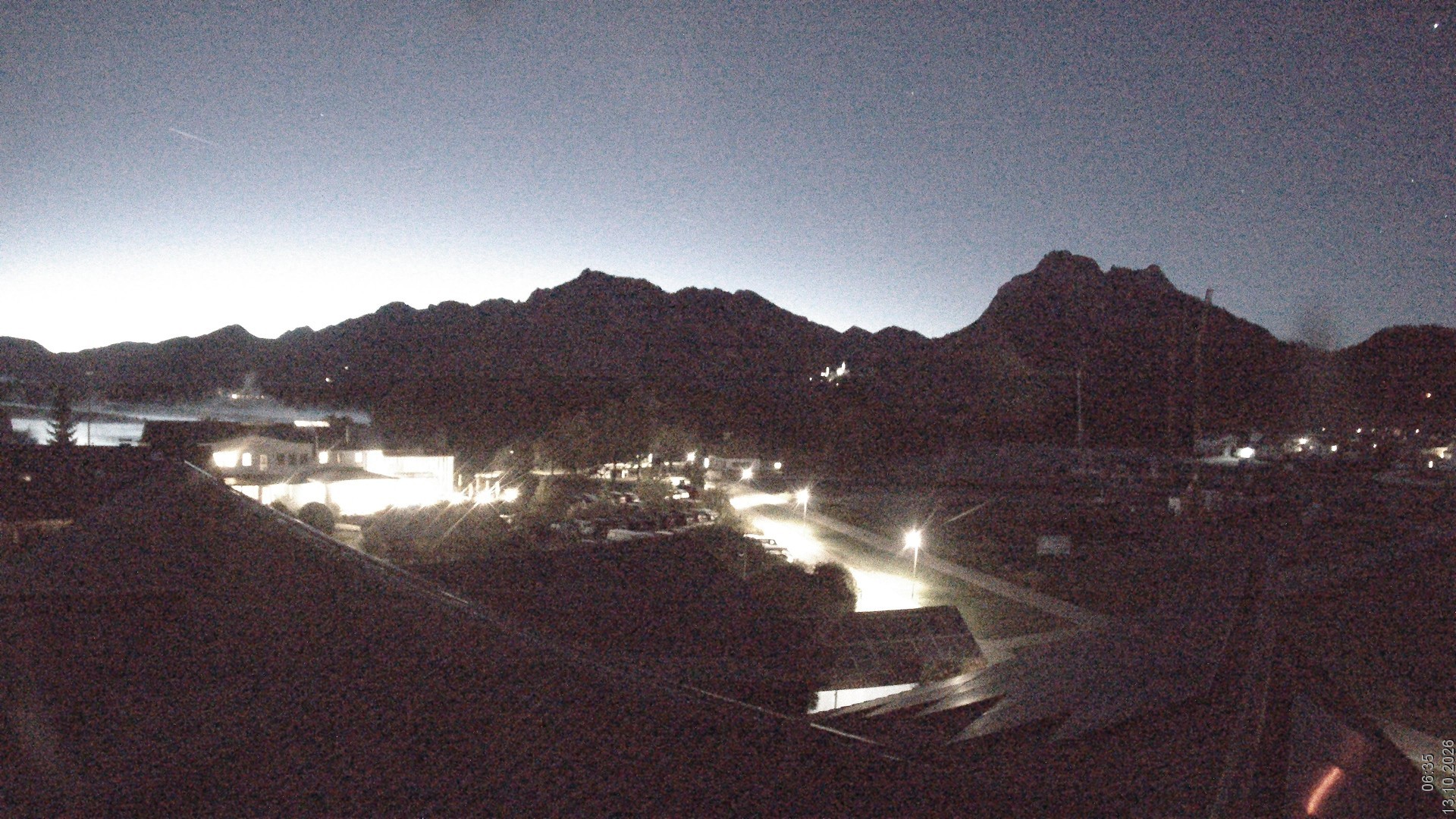 Archiv Foto Webcam Füssen: Ausblick vom Hotel Sommer