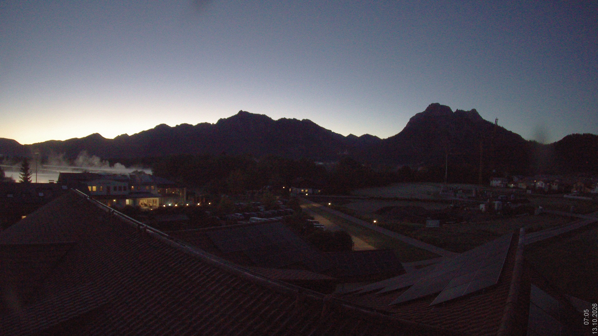 Archiv Foto Webcam Füssen: Ausblick vom Hotel Sommer