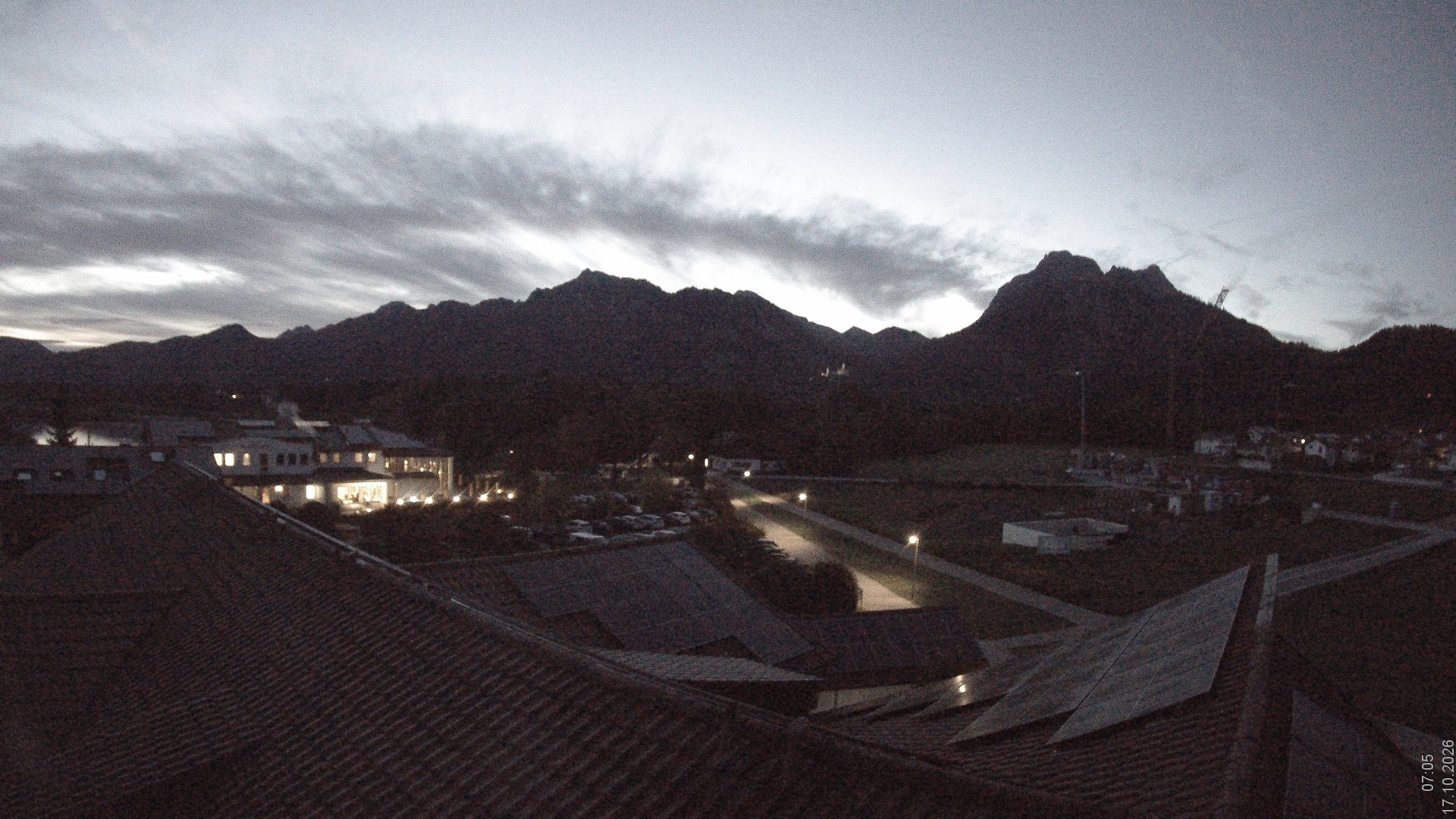 Archiv Foto Webcam Füssen: Ausblick vom Hotel Sommer