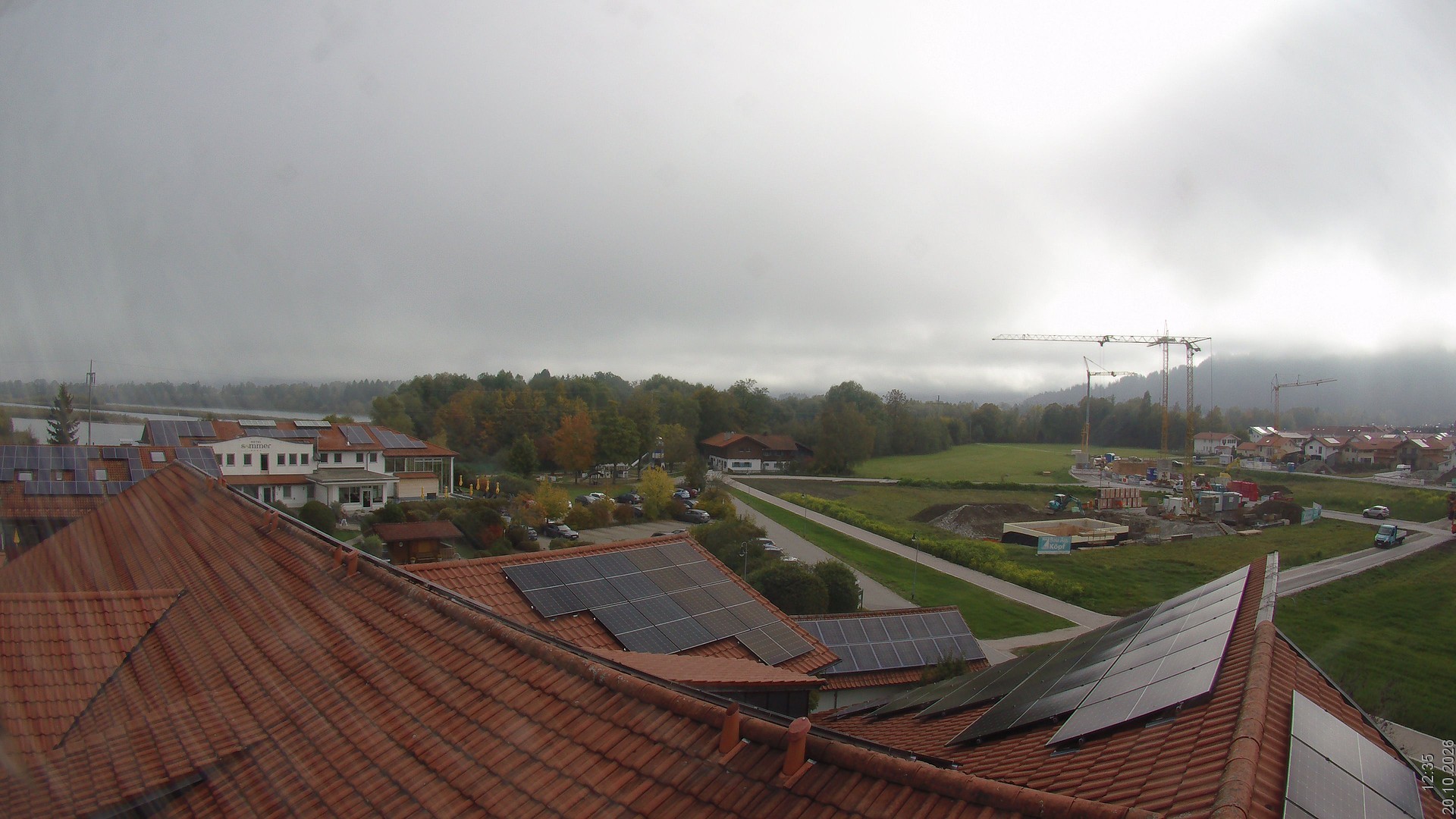 Archived image Webcam View from the Hotel Sommer (Allgäu)