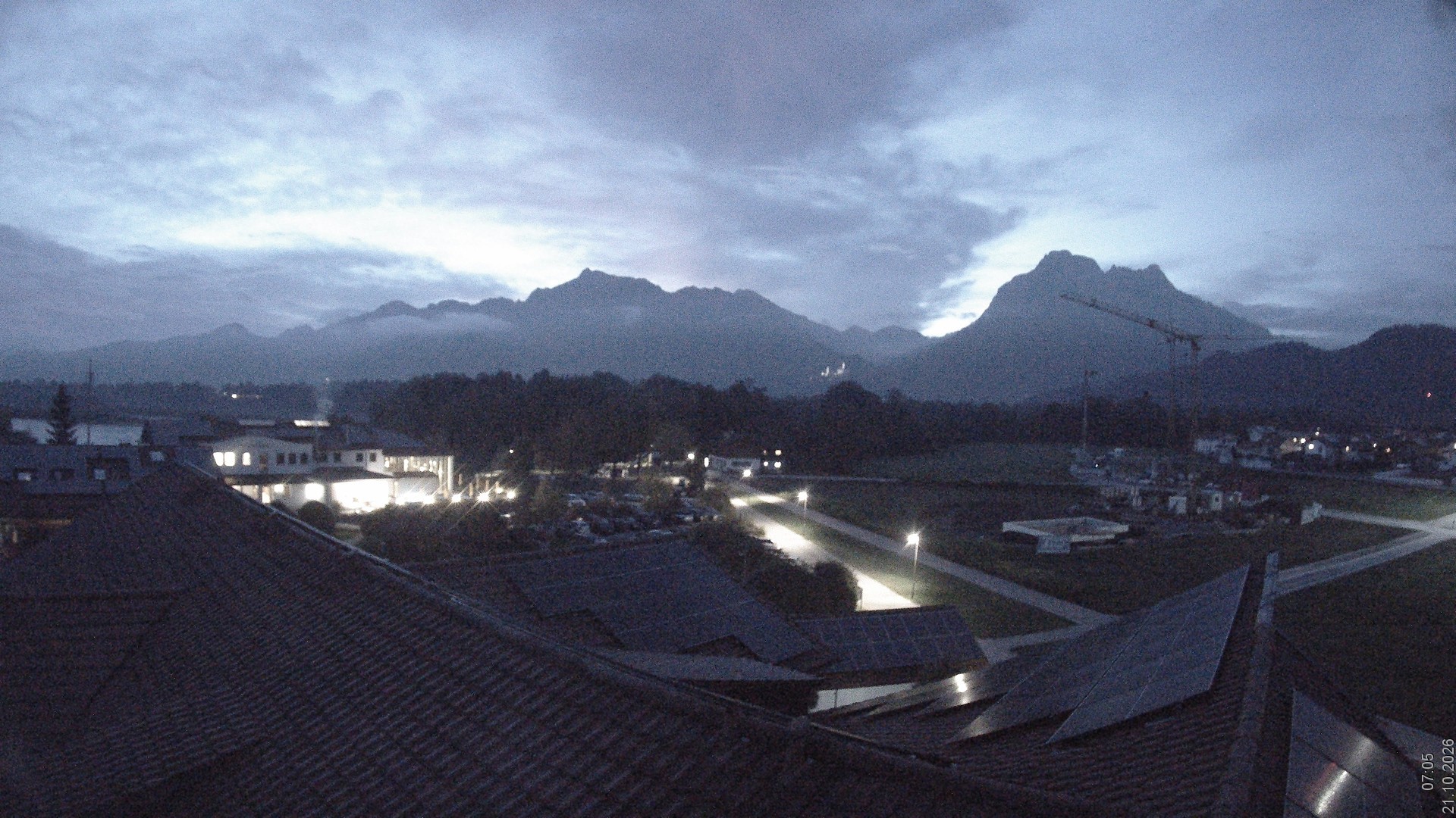 Archiv Foto Webcam Füssen: Ausblick vom Hotel Sommer