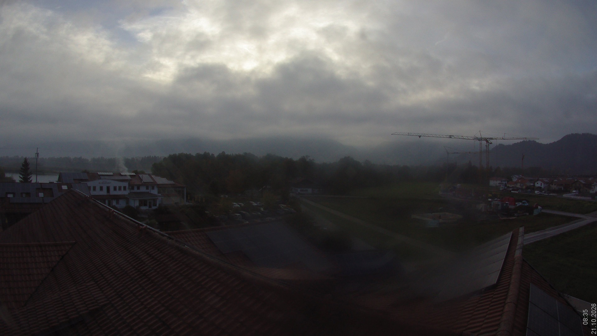 Archiv Foto Webcam Füssen: Ausblick vom Hotel Sommer
