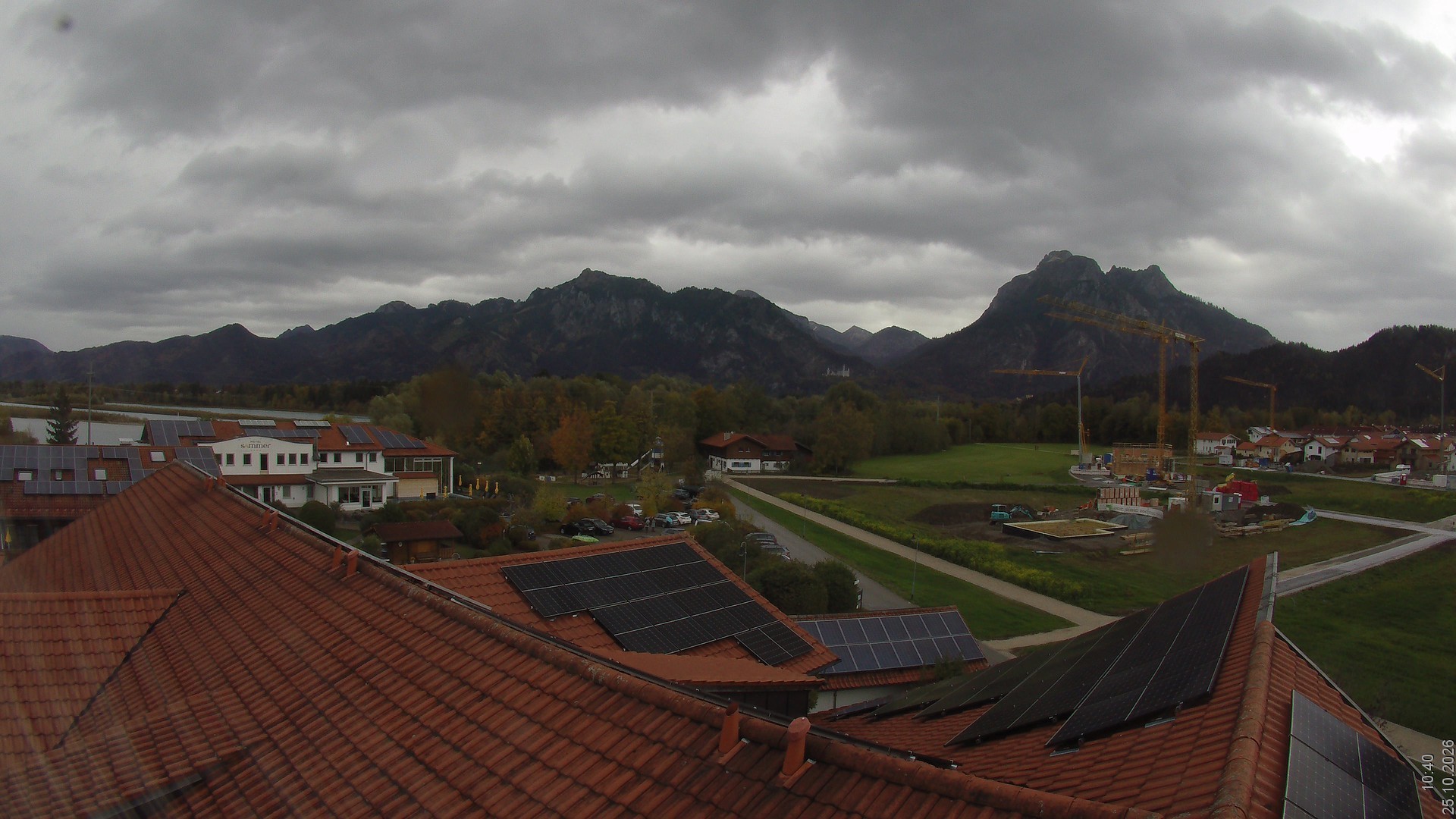 Archived image Webcam View from the Hotel Sommer (Allgäu)
