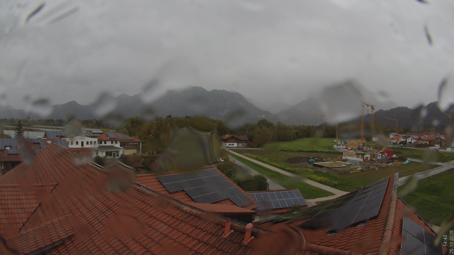Archived image Webcam View from the Hotel Sommer (Allgäu)