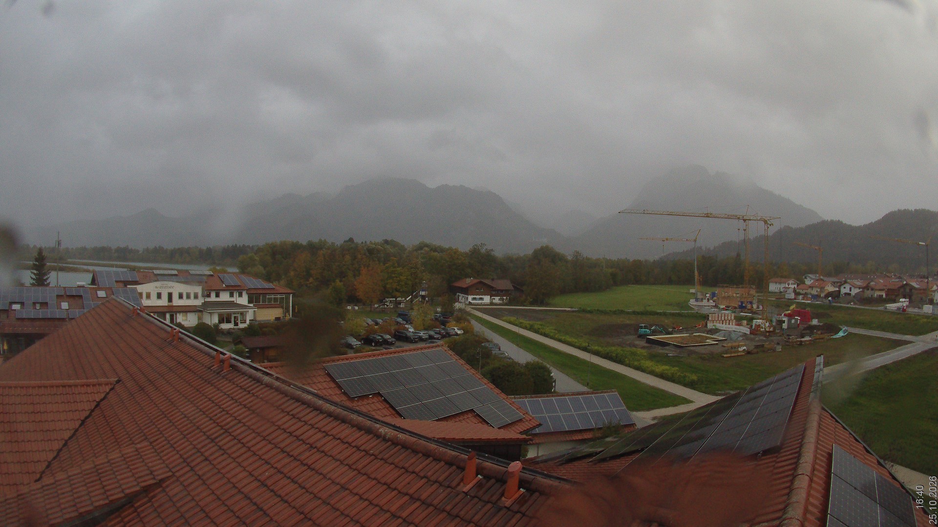 Archived image Webcam View from the Hotel Sommer (Allgäu)