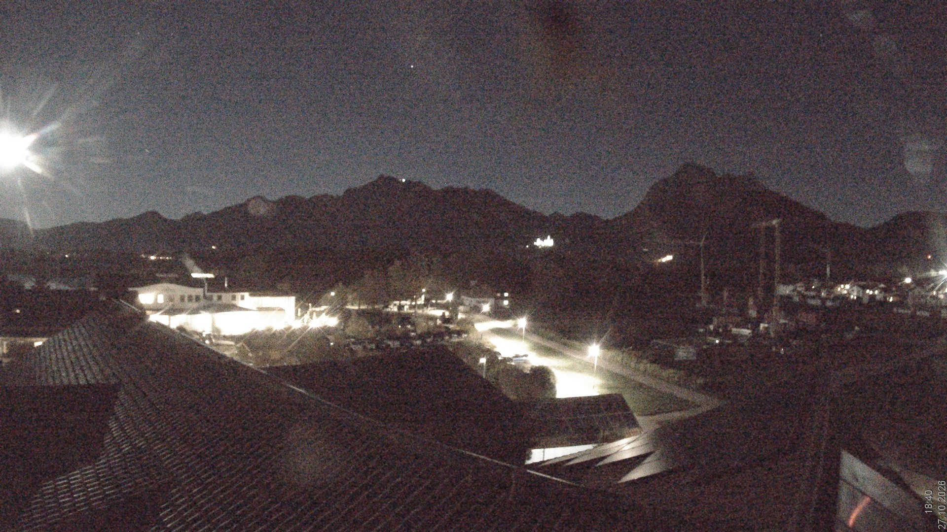 Archiv Foto Webcam Füssen: Ausblick vom Hotel Sommer