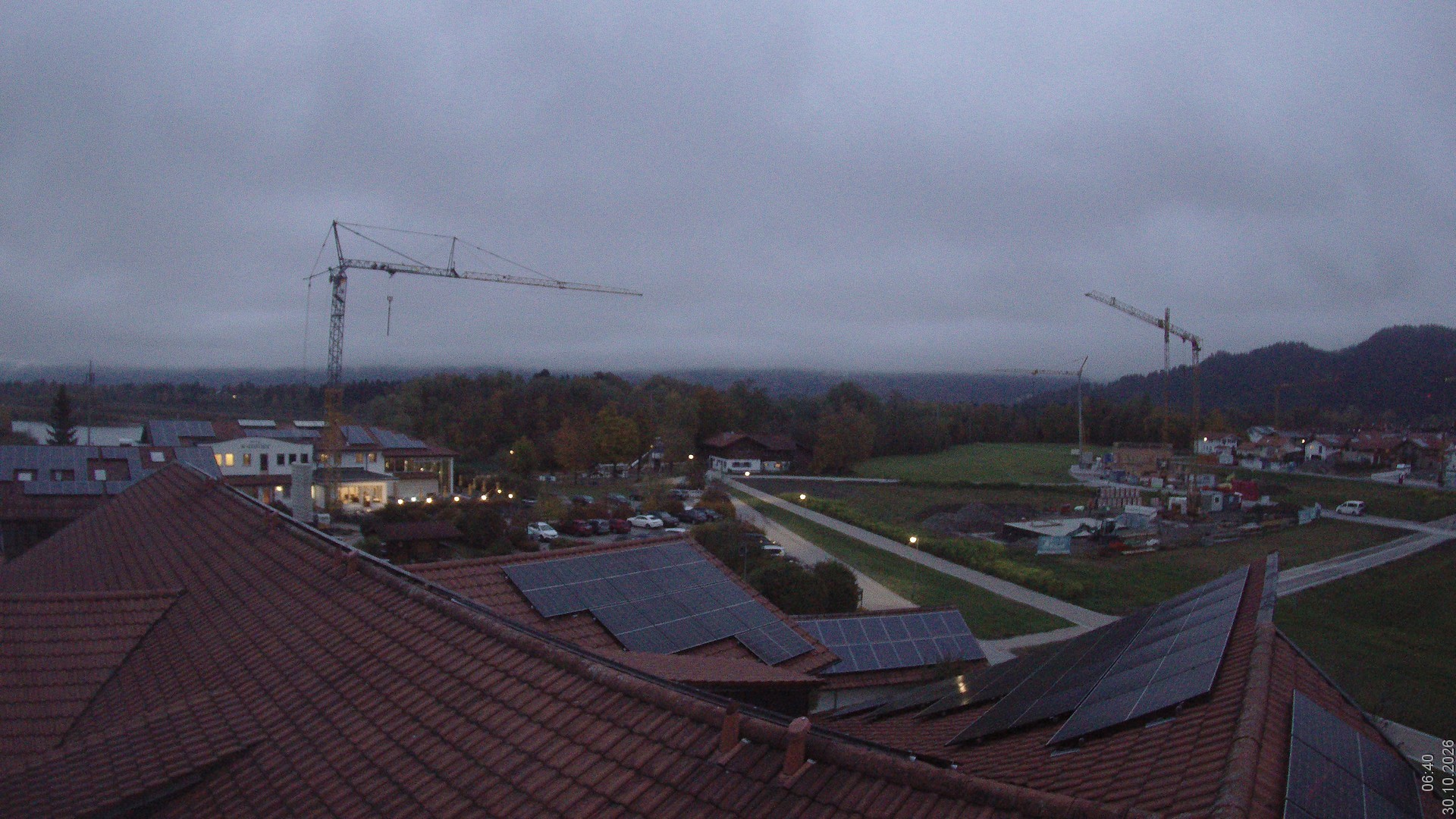 Archiv Foto Webcam Füssen: Ausblick vom Hotel Sommer