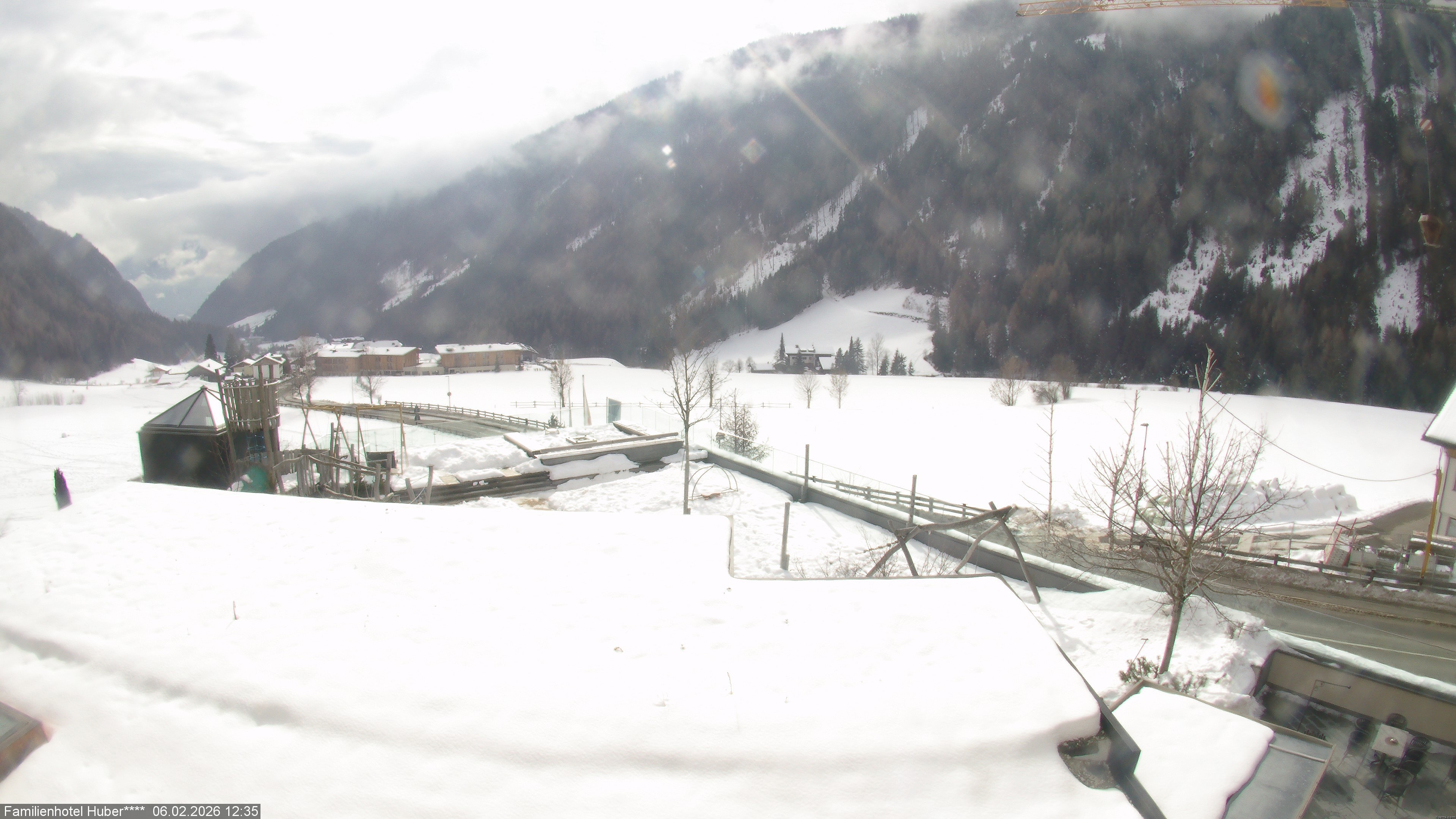 Archived image Webcam Family Hotel Huber (South Tyrol)