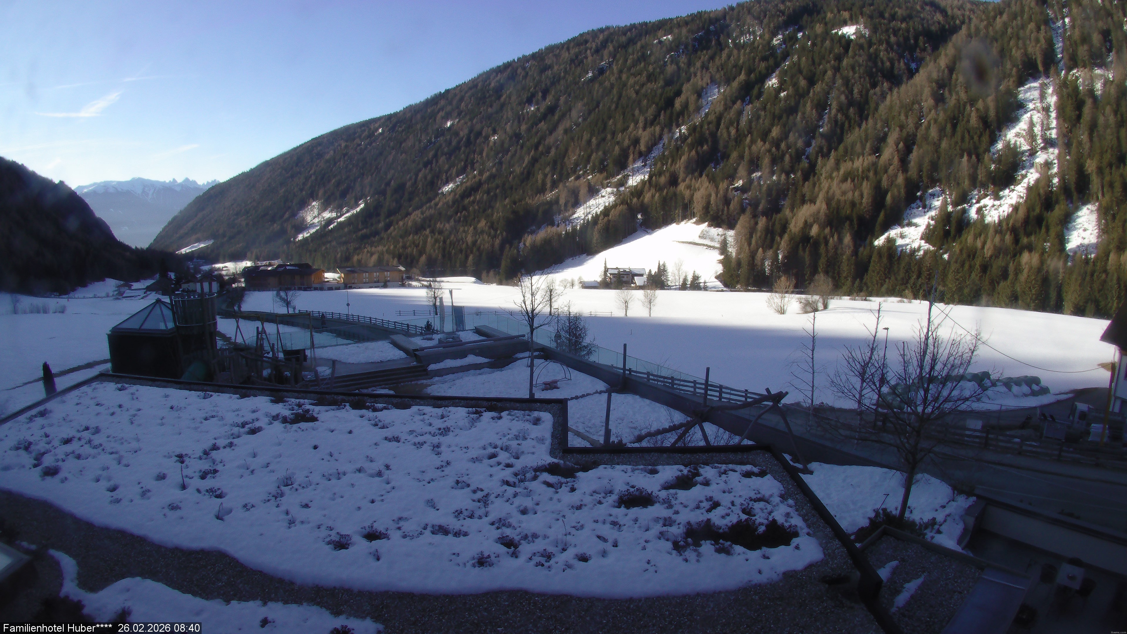 Archived image Webcam Family Hotel Huber (South Tyrol)