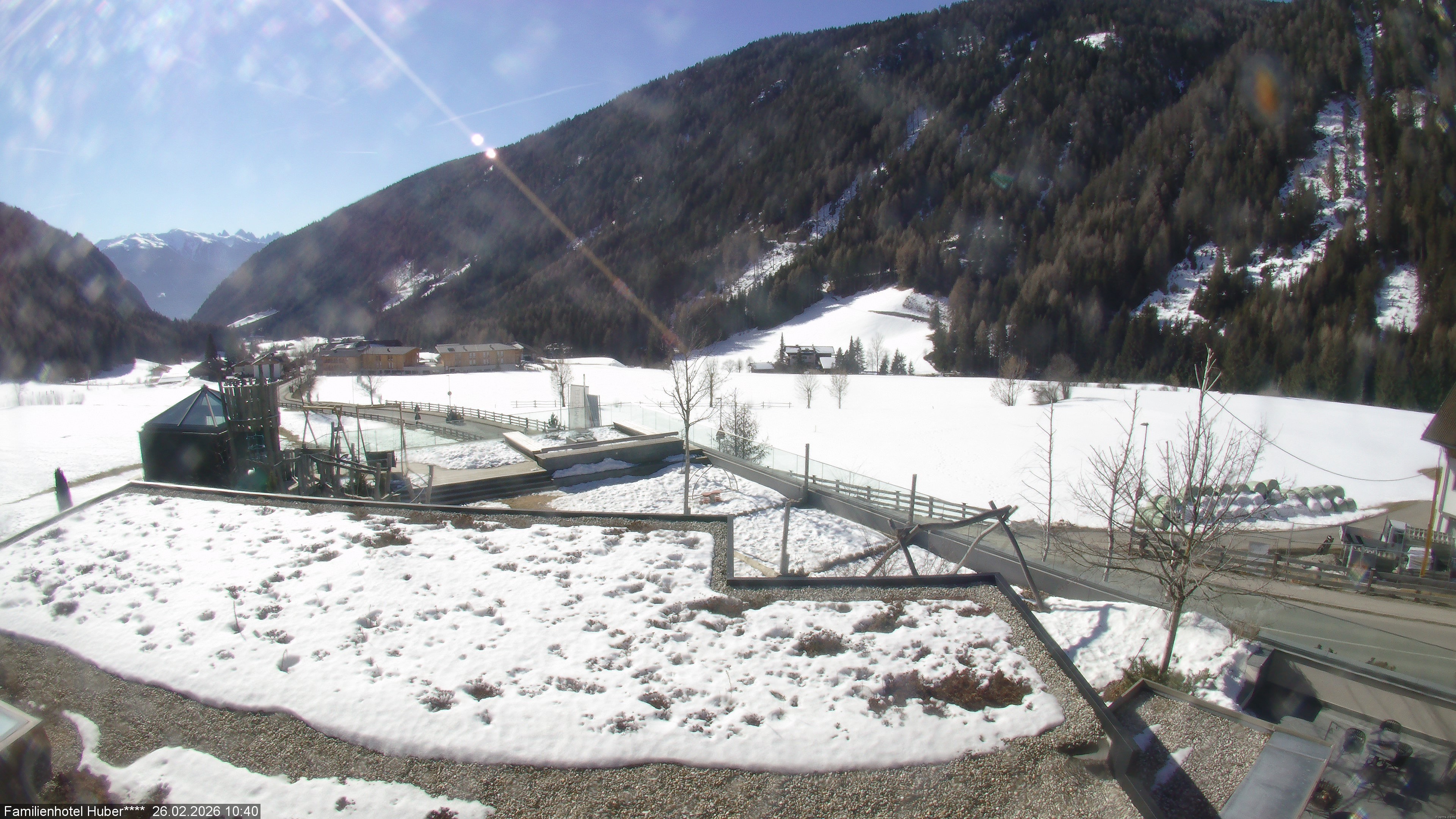 Archived image Webcam Family Hotel Huber (South Tyrol)
