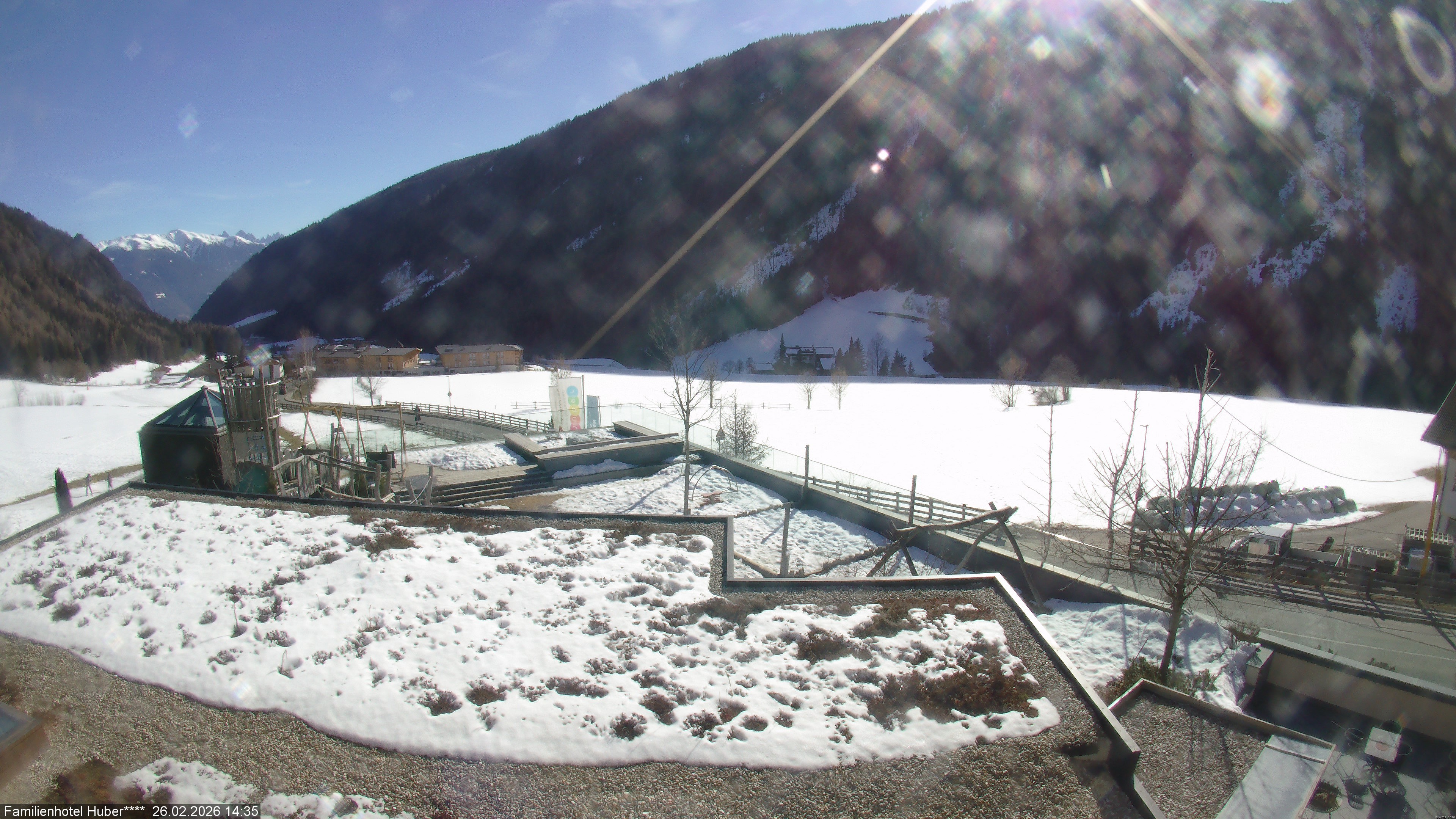 Archived image Webcam Family Hotel Huber (South Tyrol)