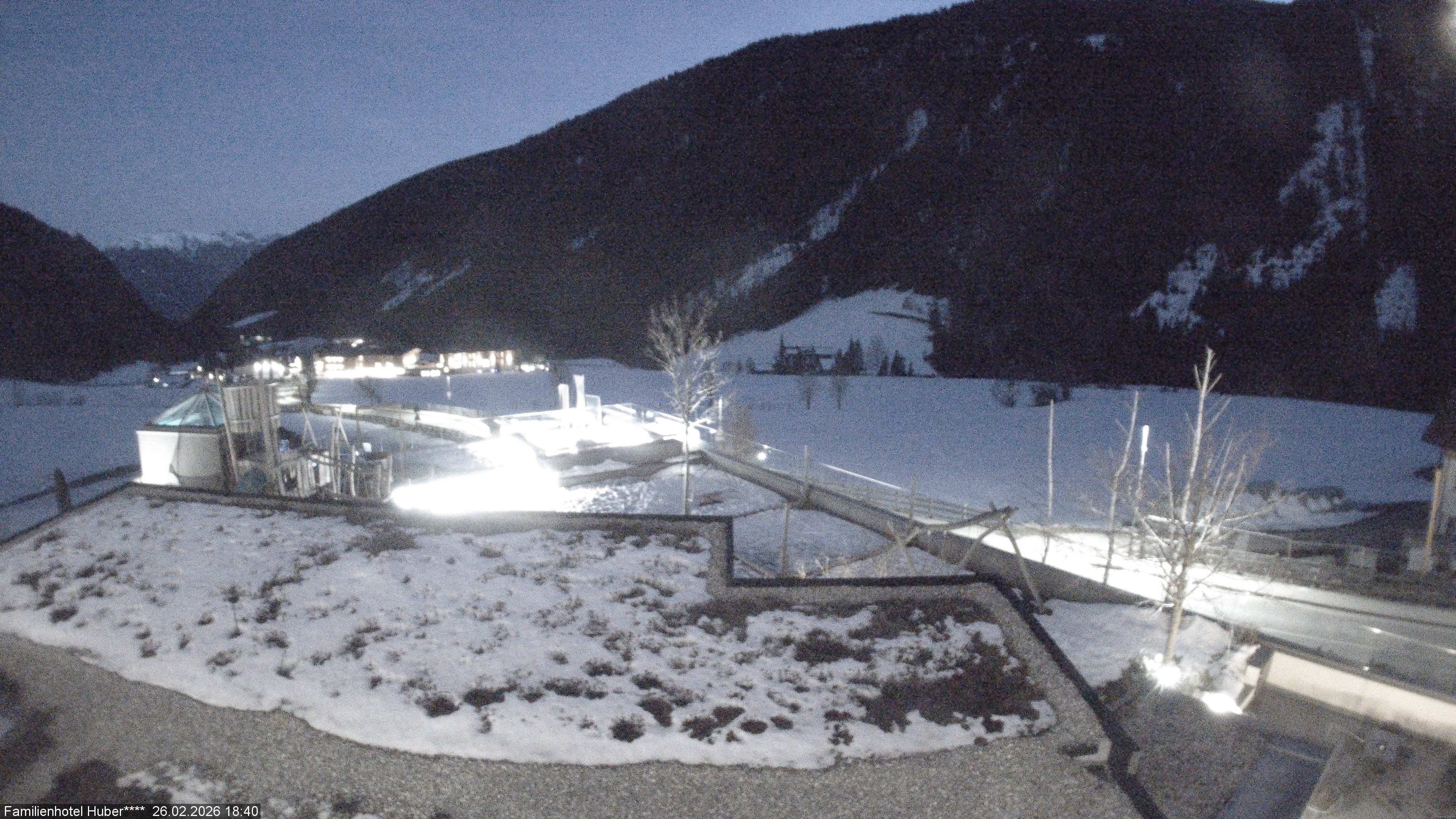 Archived image Webcam Family Hotel Huber (South Tyrol)