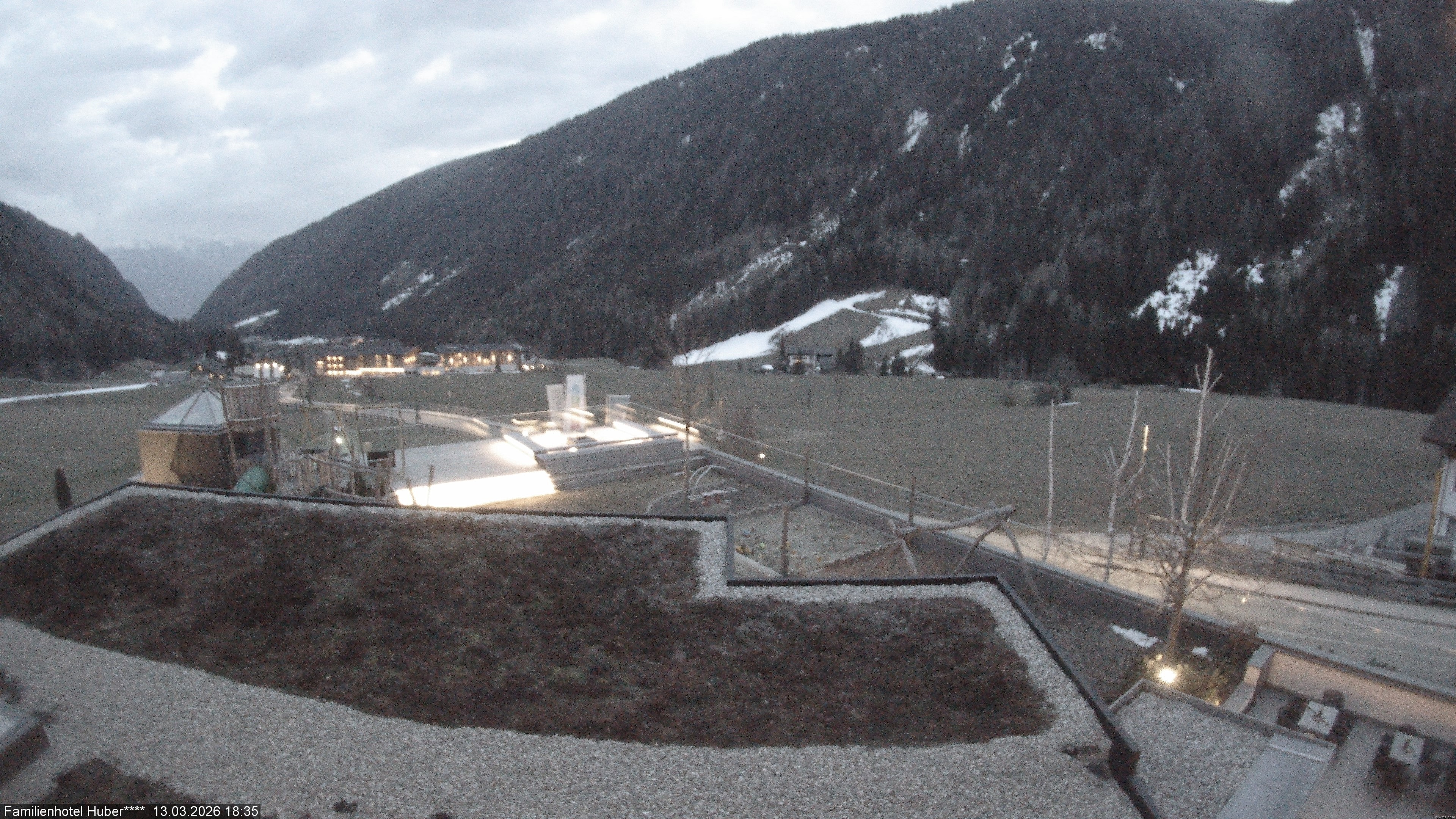 Archived image Webcam Family Hotel Huber (South Tyrol)