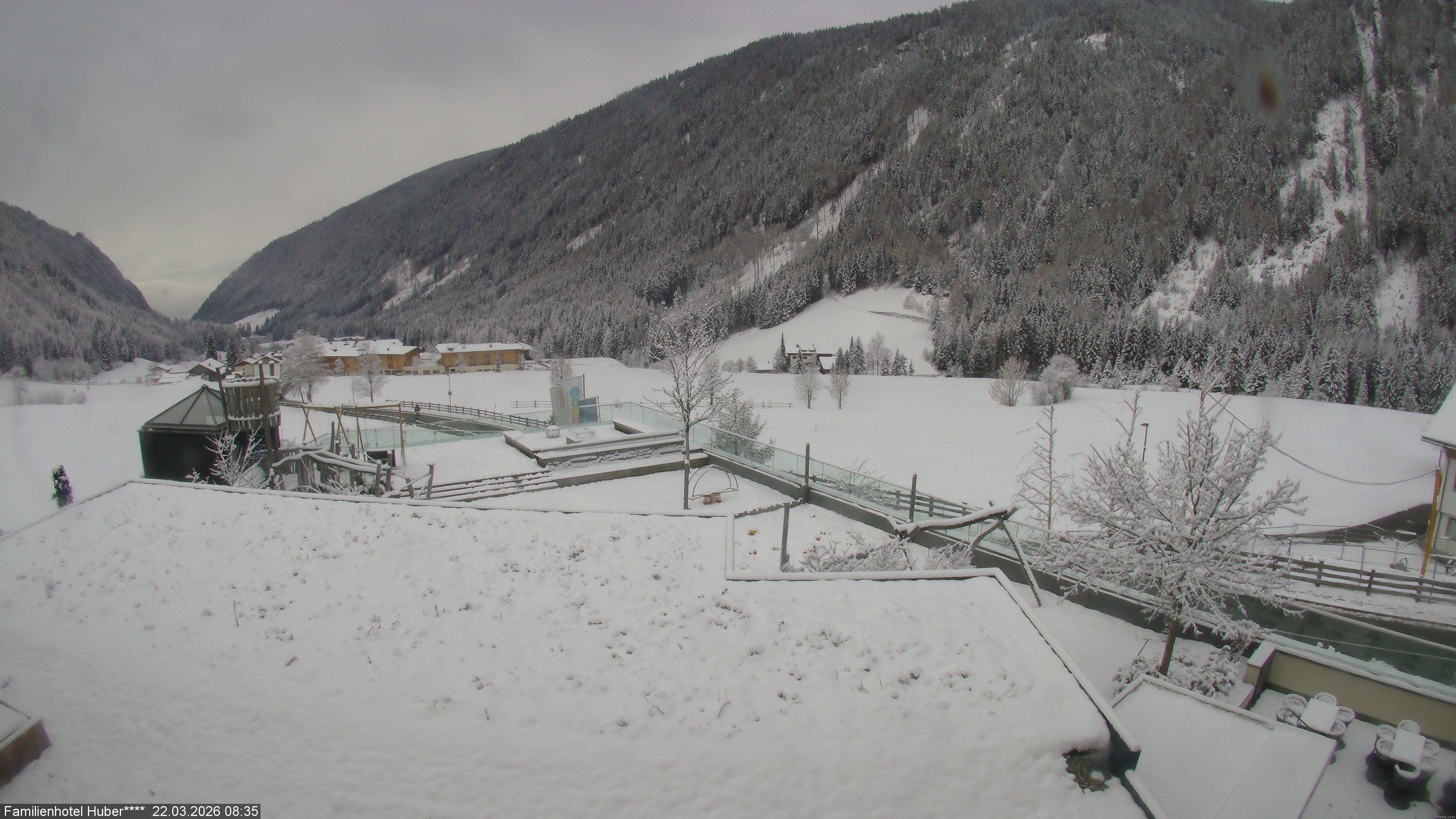 Archived image Webcam Family Hotel Huber (South Tyrol)