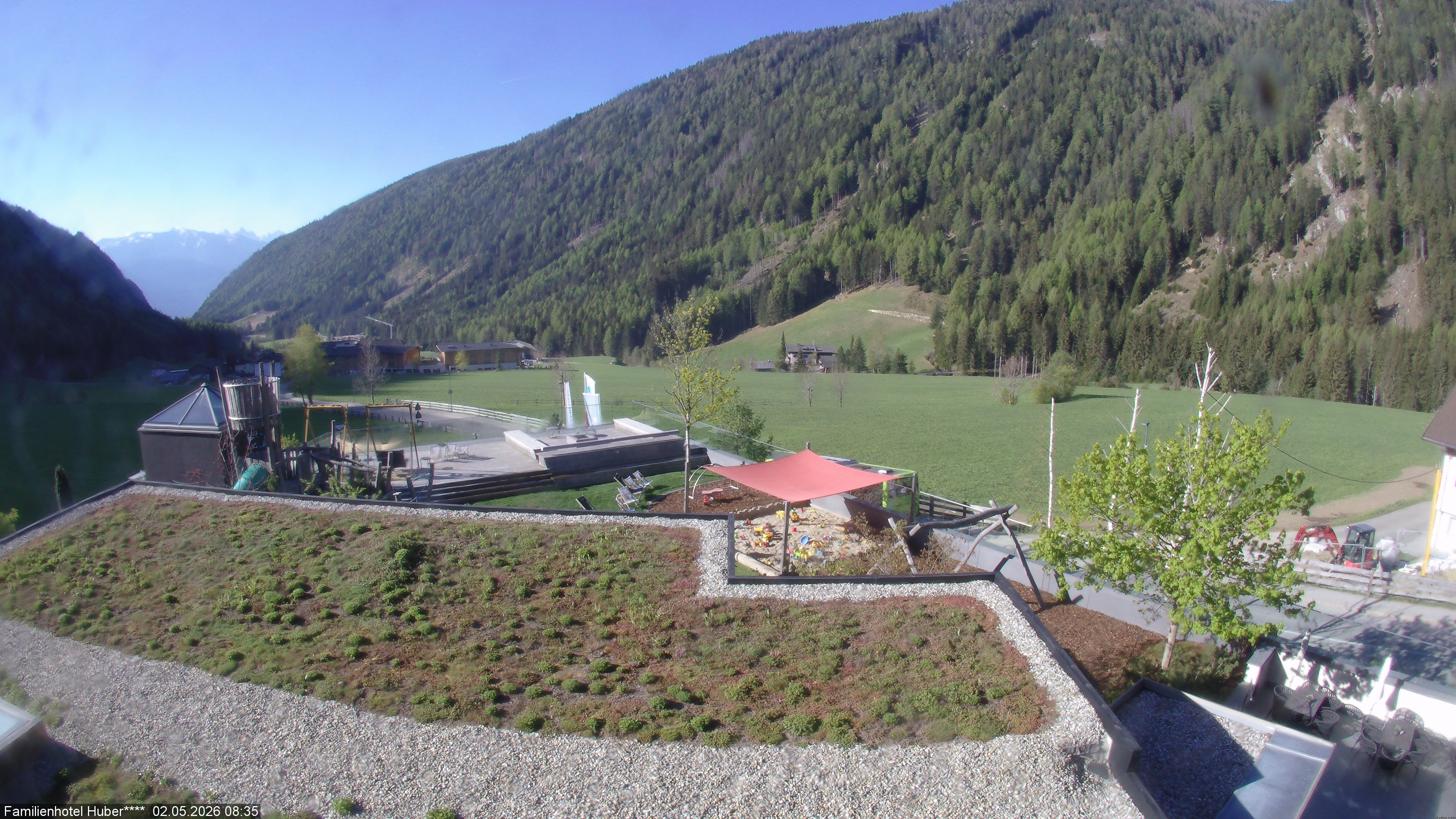Archived image Webcam Family Hotel Huber (South Tyrol)