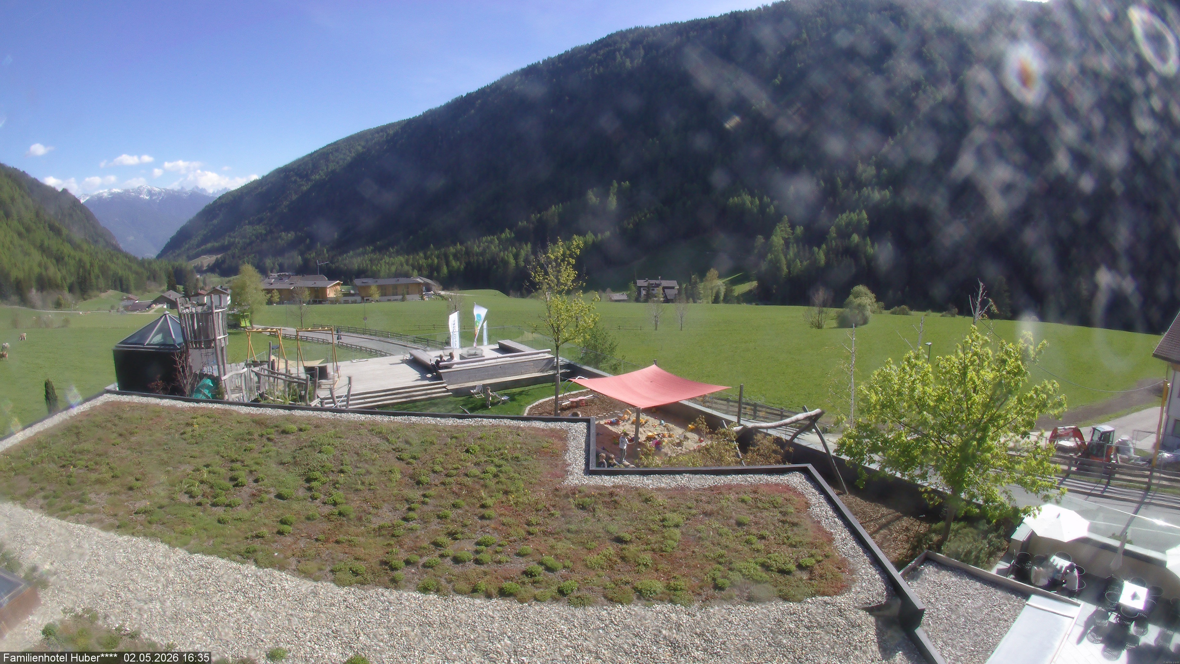 Archived image Webcam Family Hotel Huber (South Tyrol)