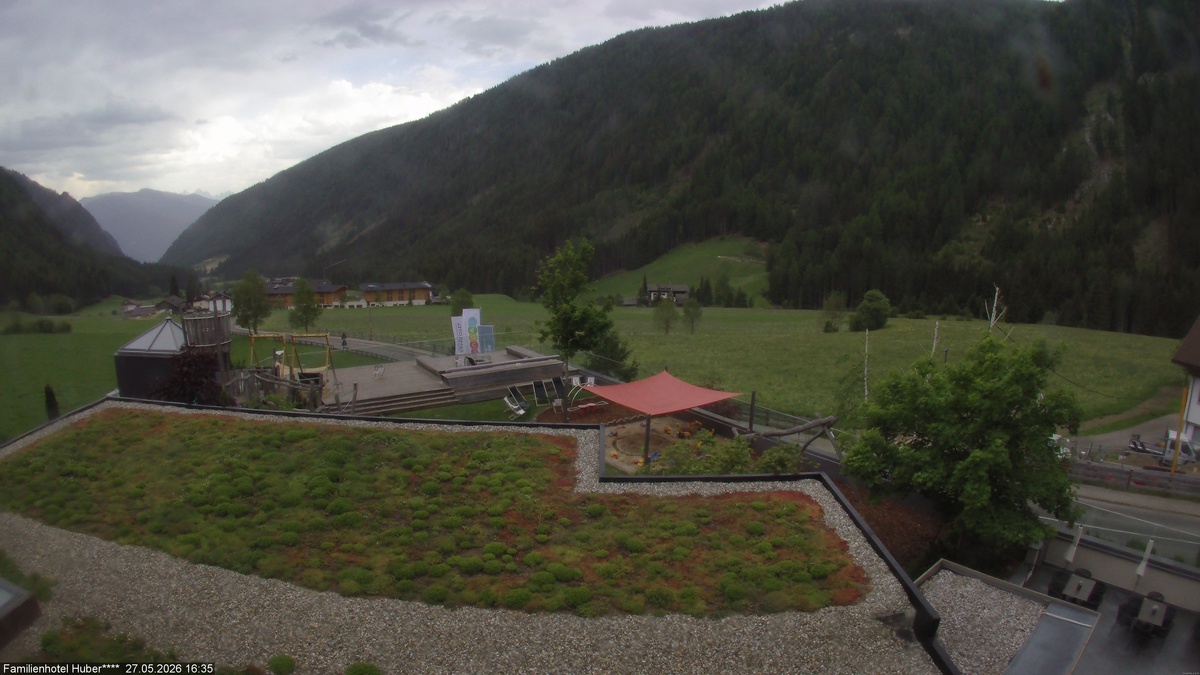 Archived image Webcam Family Hotel Huber (South Tyrol)