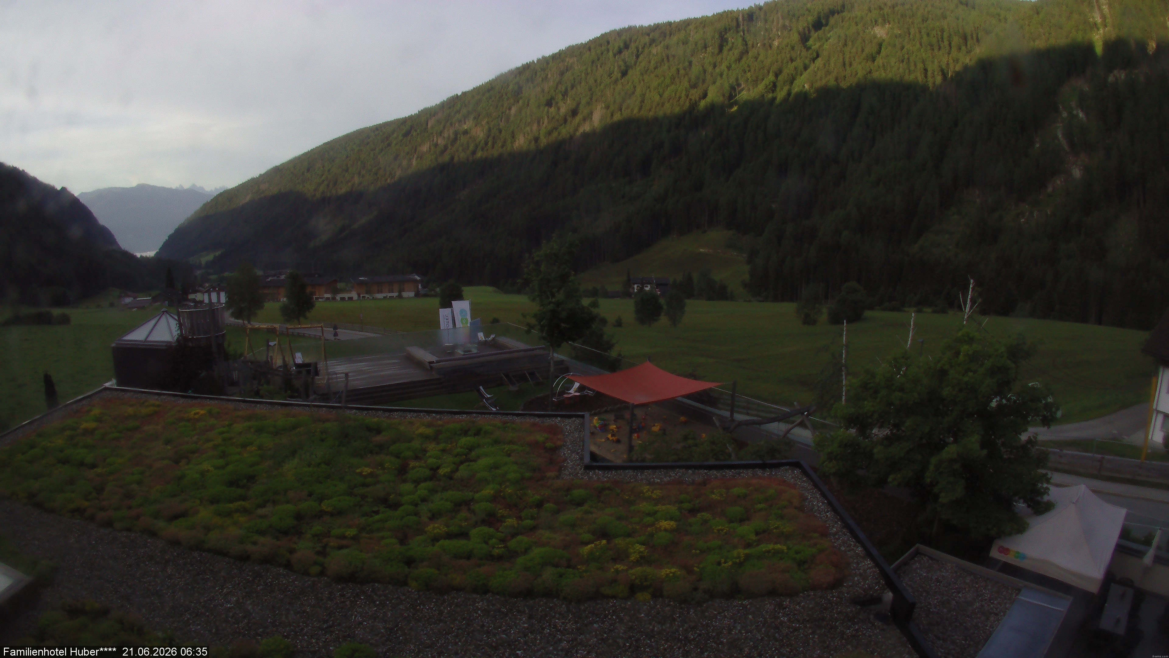 Archived image Webcam Family Hotel Huber (South Tyrol)