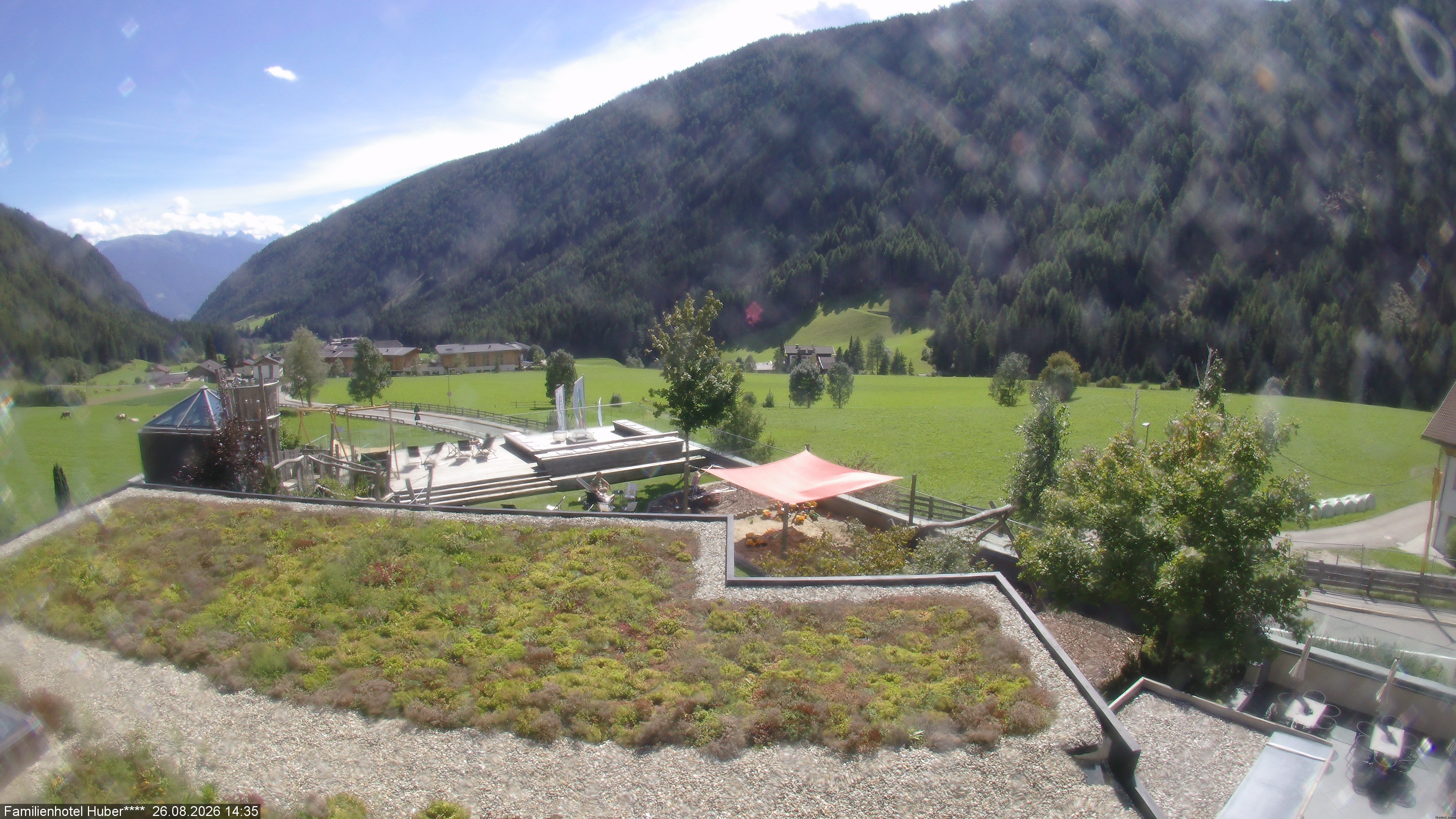 Archived image Webcam Family Hotel Huber (South Tyrol)