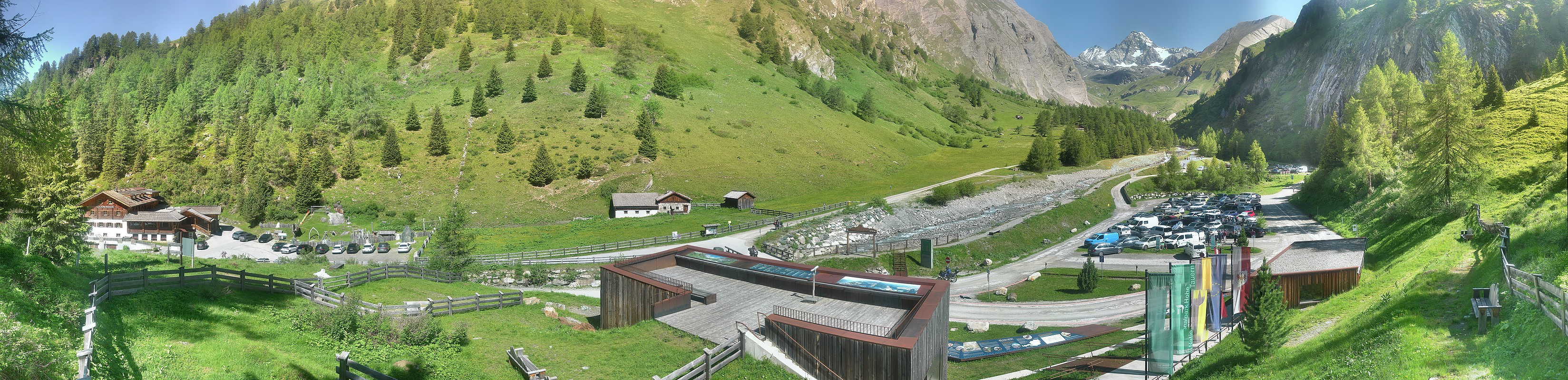 Archiv Foto Webcam Kalser Glocknerstraße - der Weg zum königlichen Ausblick