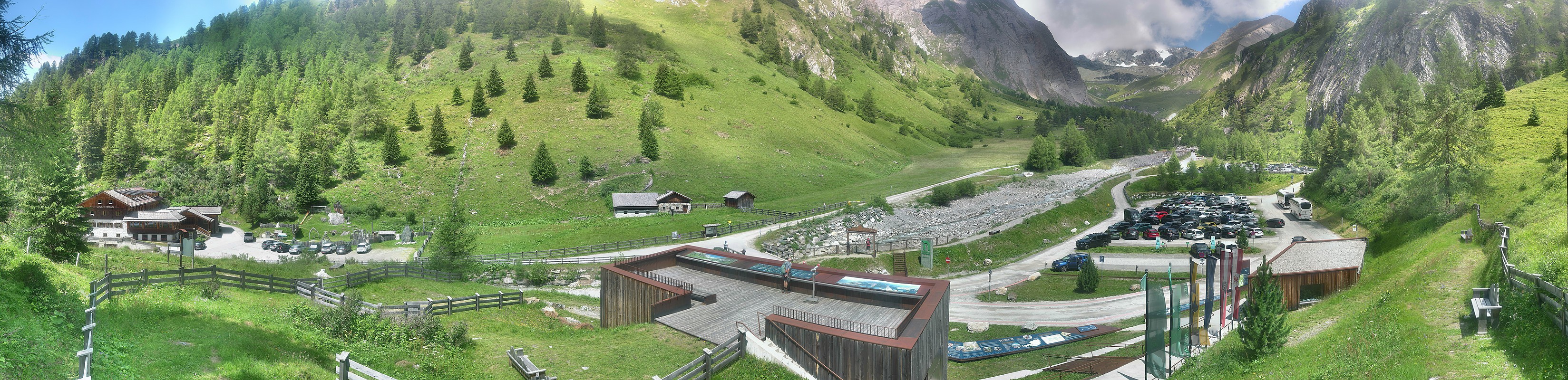 Archiv Foto Webcam Kalser Glocknerstraße - der Weg zum königlichen Ausblick